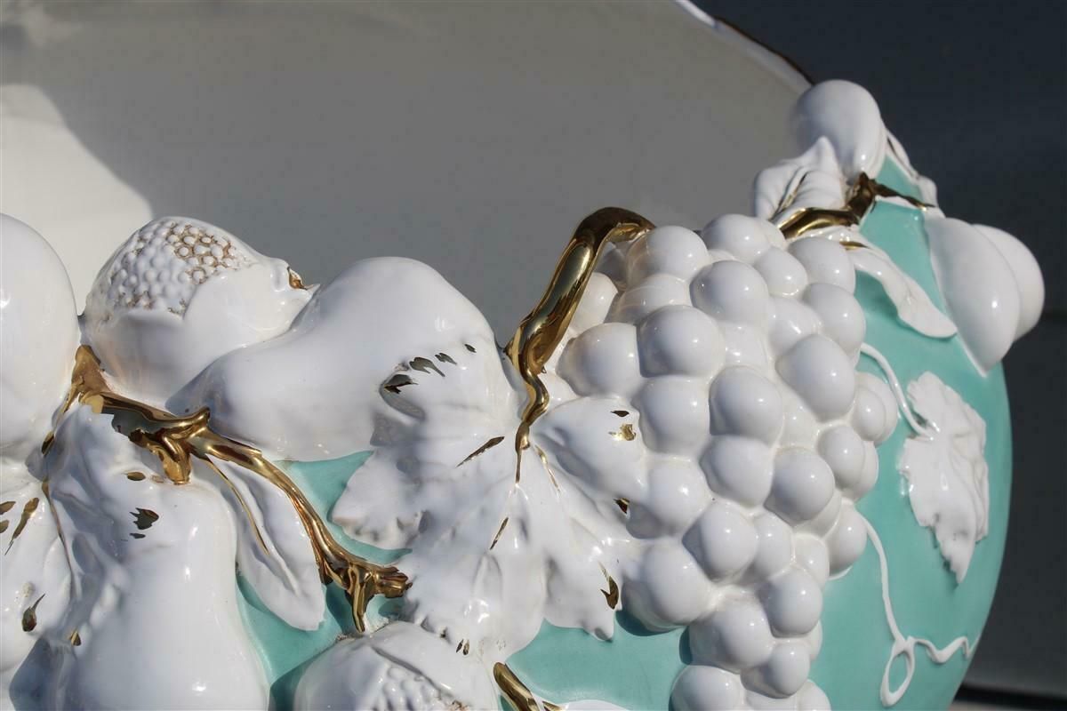 Ceramic Column With Door Plant Fruit White Green Flowers Tommaso Barbi photo 2698.0