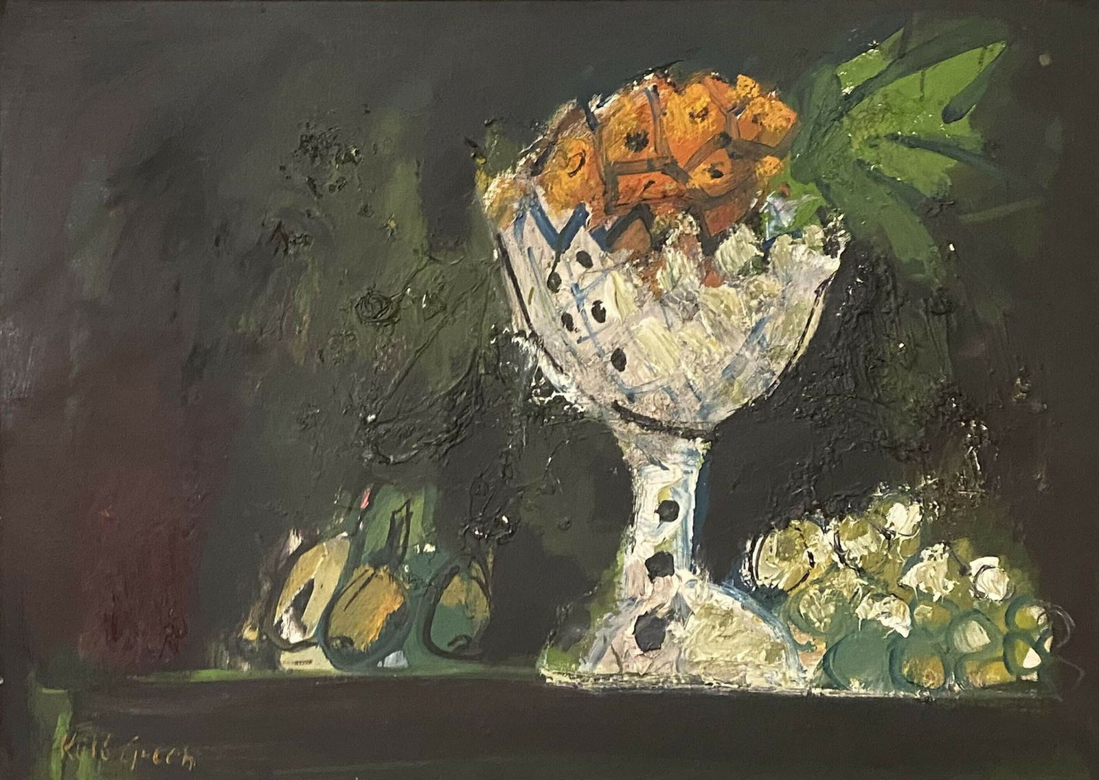 Gustav Holger Fritiof ‘Kulo’ Green (1913 1972) ‘Pineapple Still Life’ photo furniture