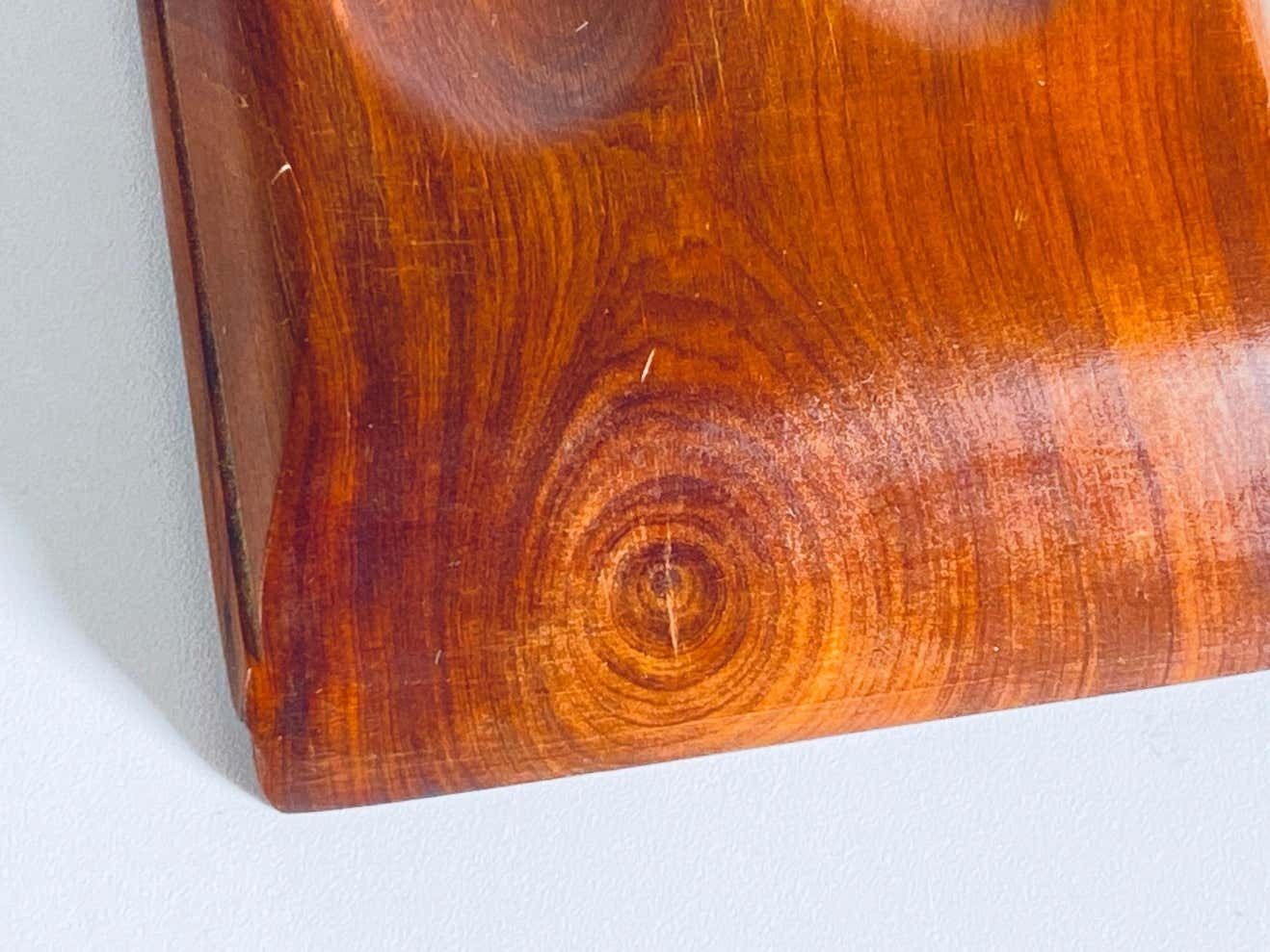 photo for sale Wood Pen Holder, Brown Color, France, 1970