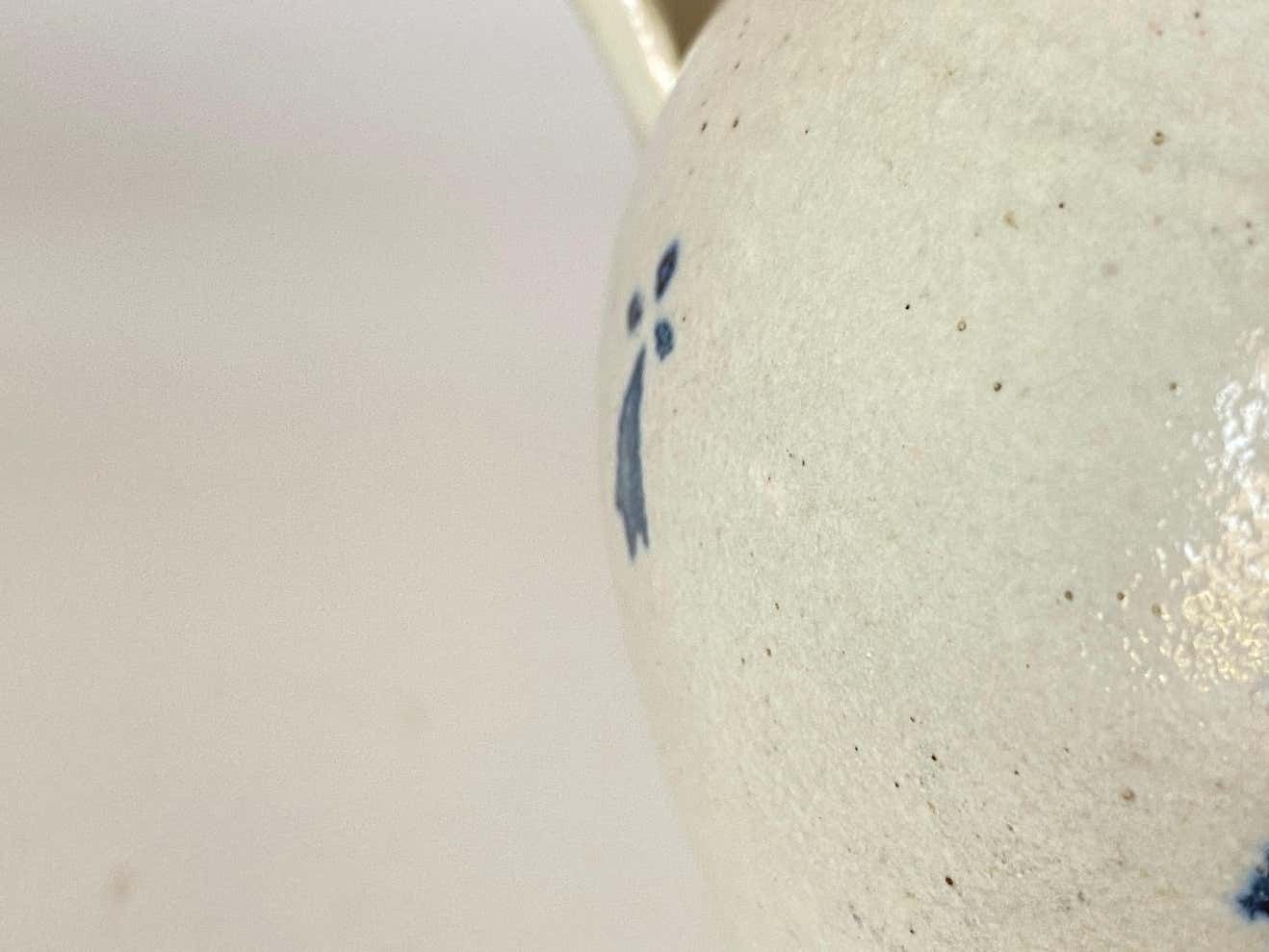 photo furniture Jug In Pottery Beautiful Old Patina, France 18th Century, Quimper Hr