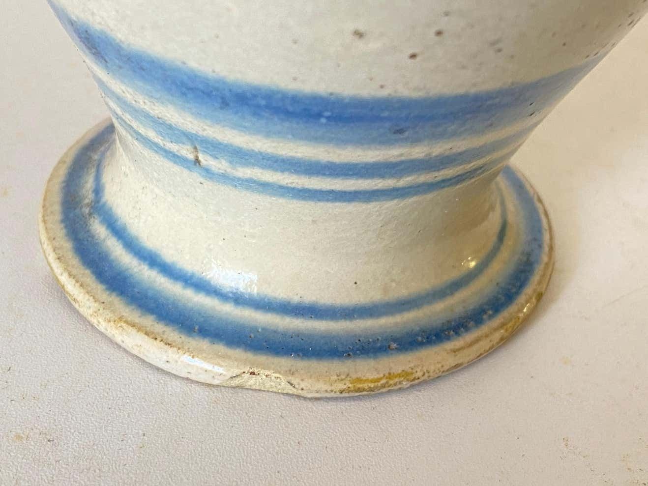 photo for sale Jug In Pottery Beautiful Old Patina, France 18th Century, Quimper Hr