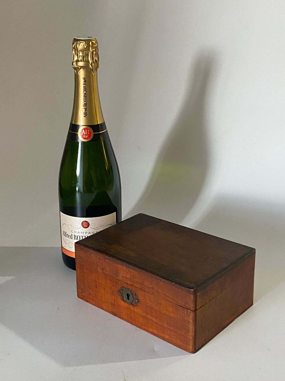 photo for sale Victorian Decorative Or Jewellery Box, In Wood, England, 19th Century