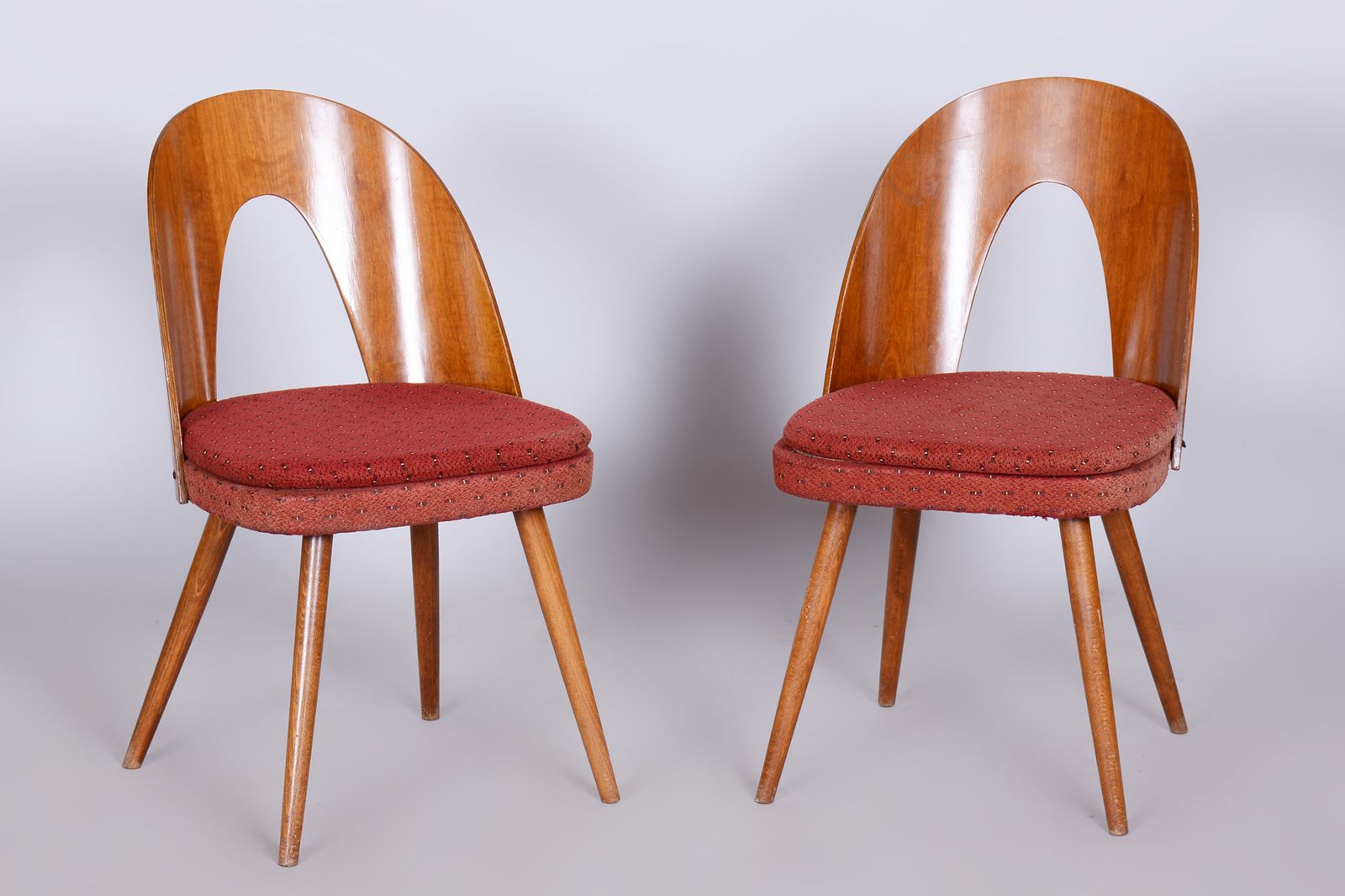 Pair Of Mid Century Chairs Designed By Antonín šuman, 1950s, Czechia photo furniture