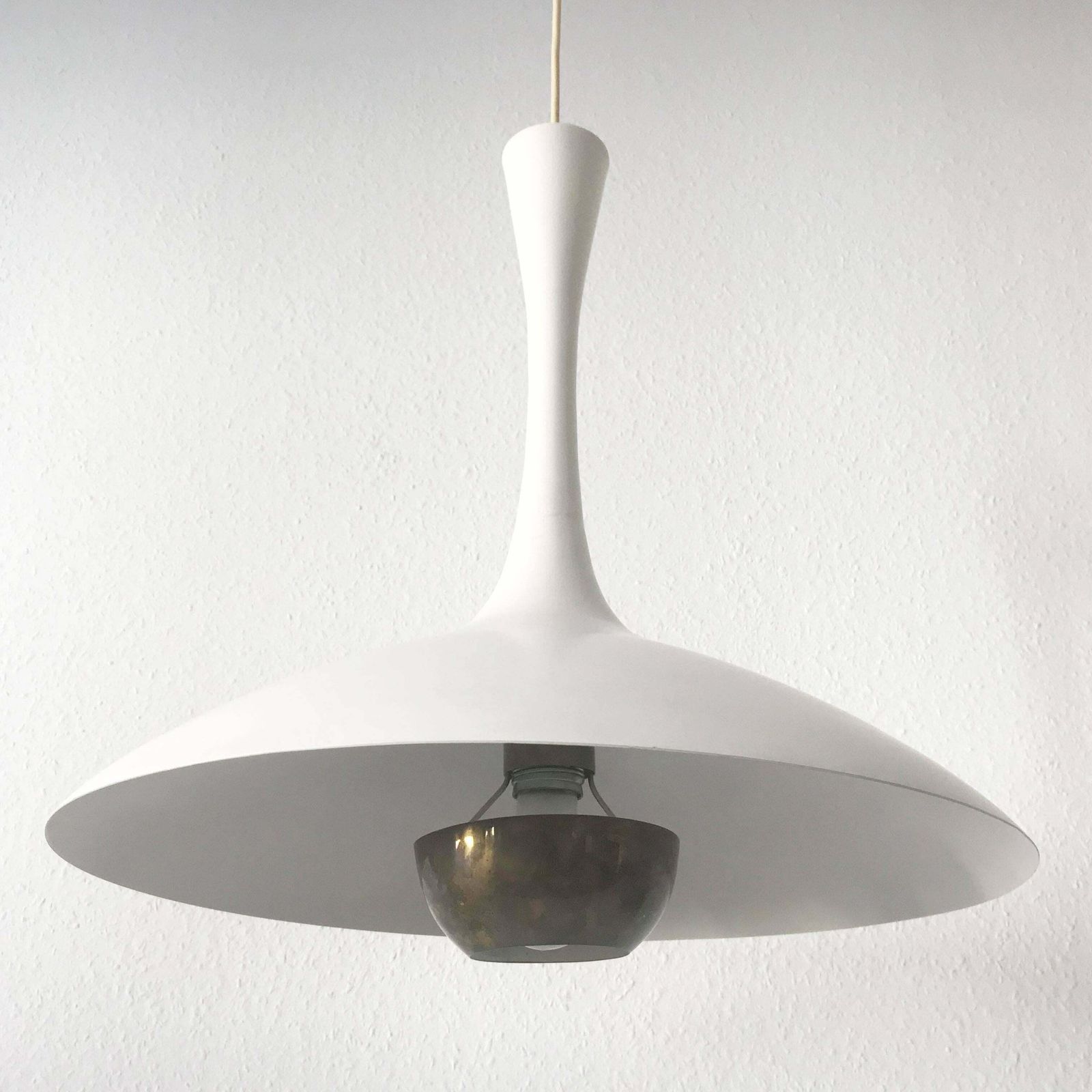 Elegant Mid Century Modern Pendant Lamp Or Hanging Light By Florian Schulz 1960s