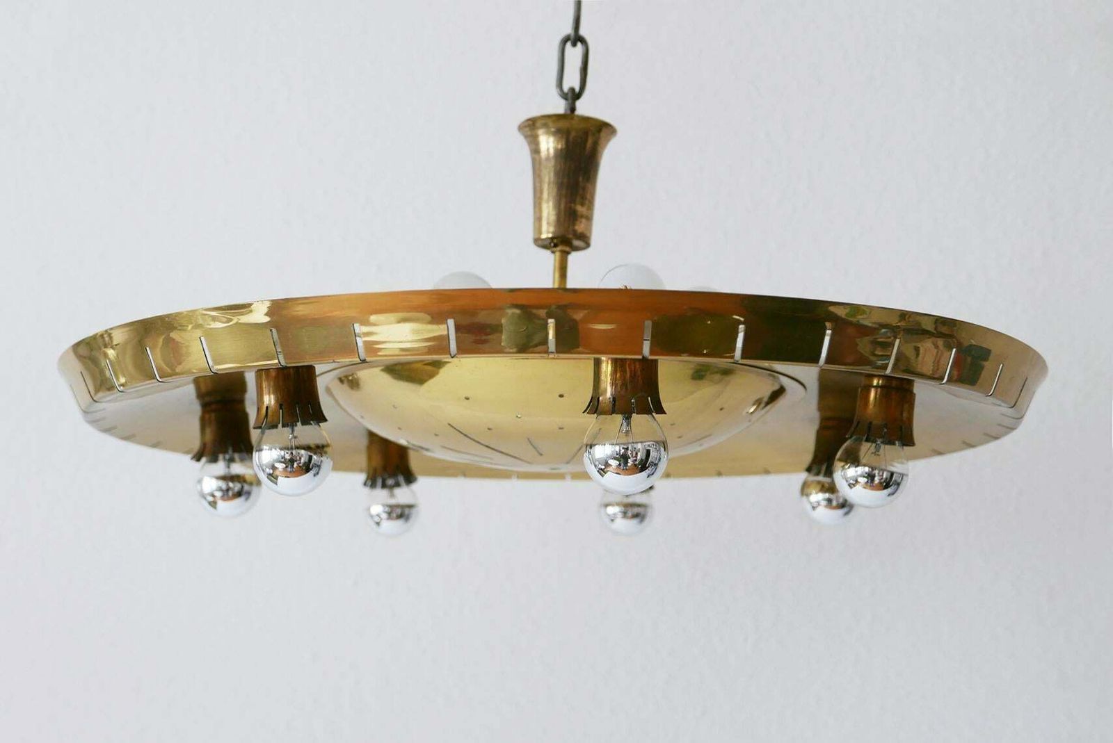 Rare Mid Century Ceiling Light Or Chandelier By Günter Trieschmann Germany 1950s photo furniture