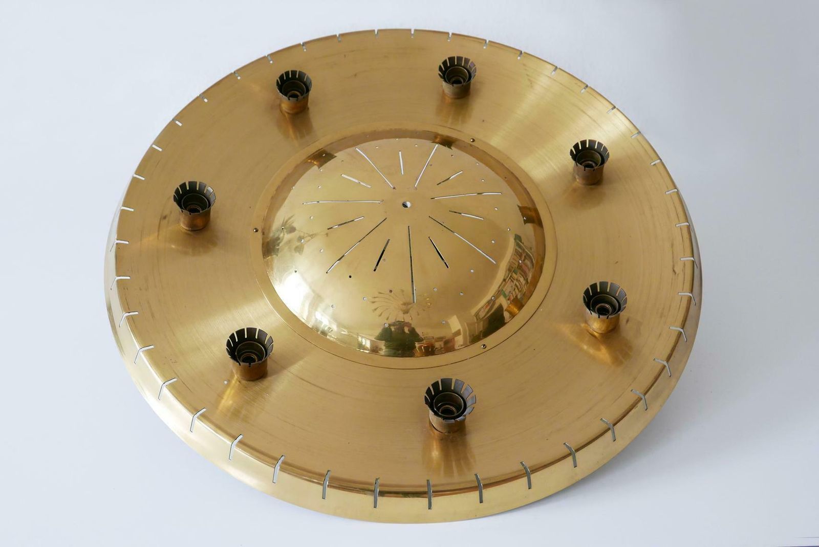 Rare Mid Century Ceiling Light Or Chandelier By Günter Trieschmann Germany 1950s photo buy