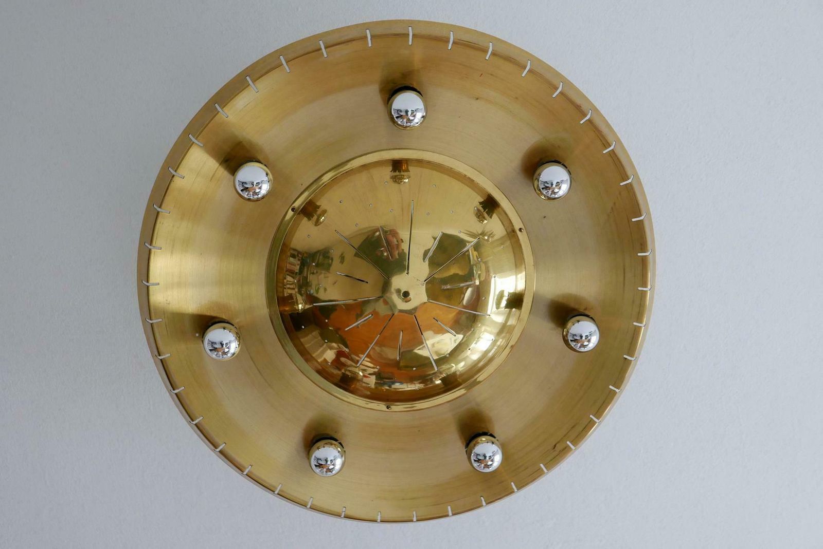 photo for sale Rare Mid Century Ceiling Light Or Chandelier By Günter Trieschmann Germany 1950s