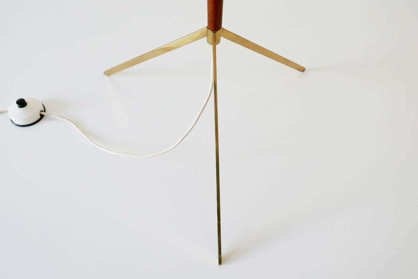Elegant Mid Century Modern Tripod Floor Lamp By J.T. Kalmar, Austria, 1950s photo 2951.0