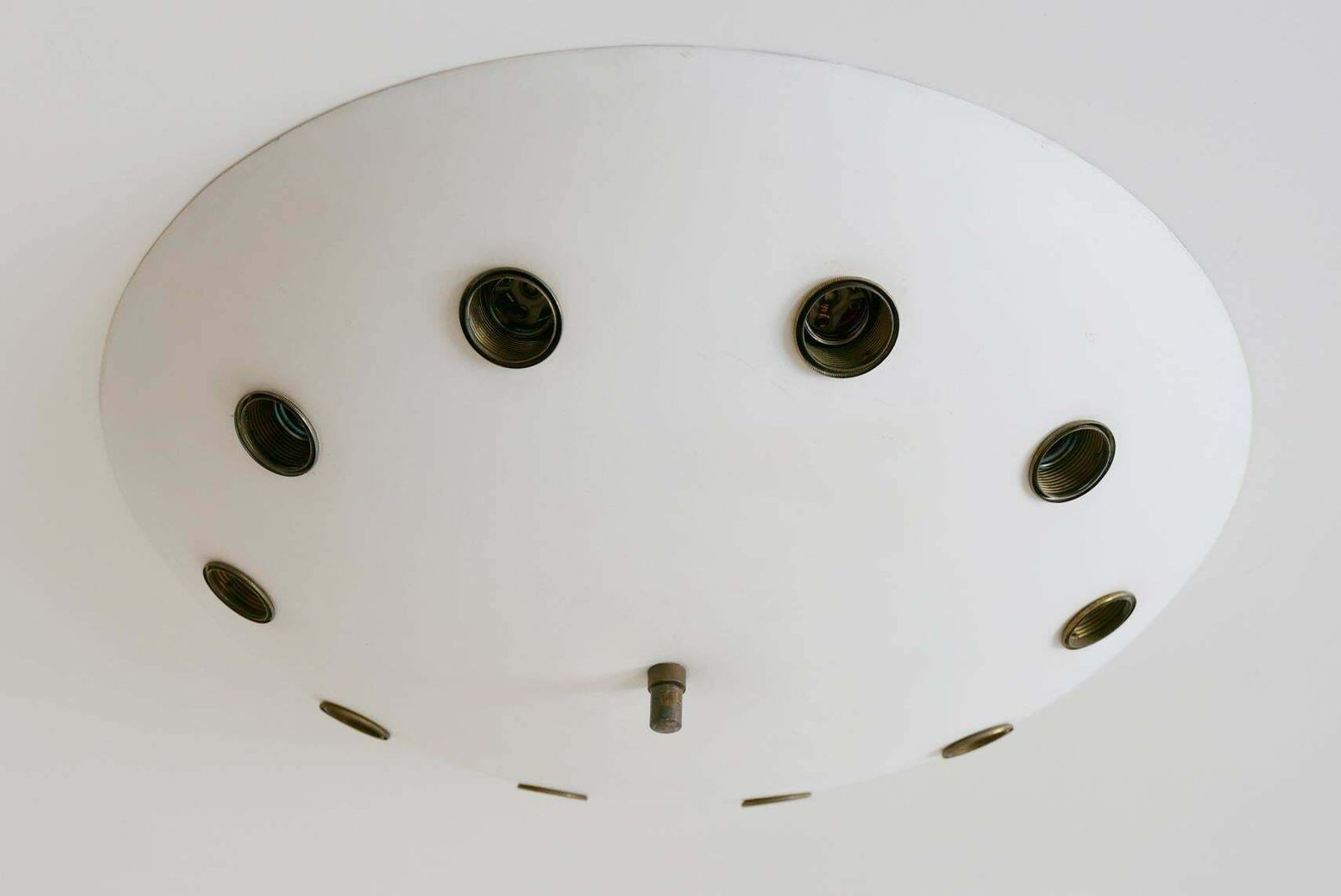 Rare Sputnik Flush Mount Or Ceiling Lamp By Oscar Torlasco ''Attributed'', Italy photo Lighting
