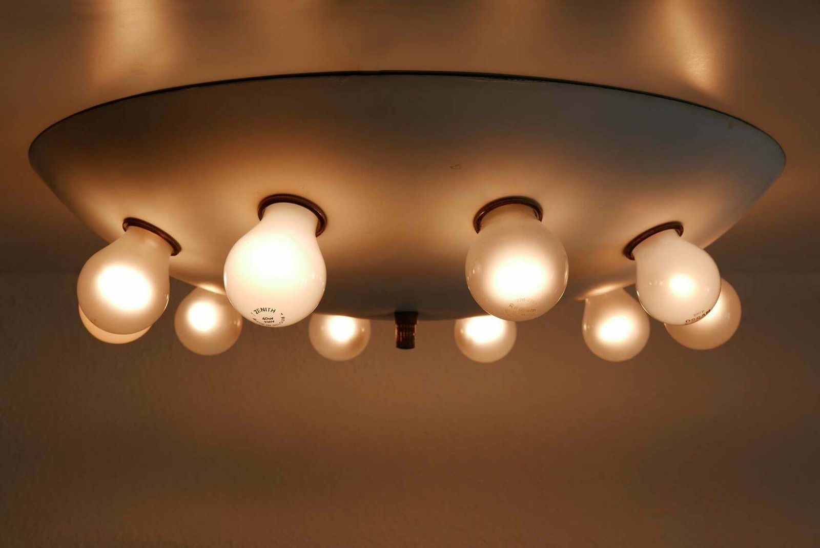 Rare Sputnik Flush Mount Or Ceiling Lamp By Oscar Torlasco ''Attributed'', Italy photo buy