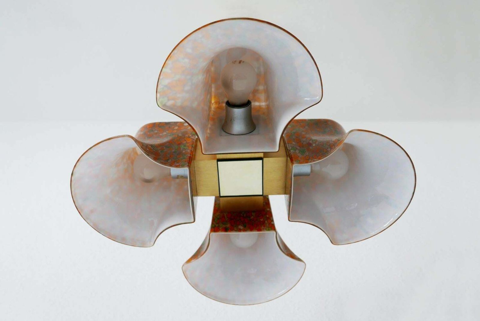 Lighting Rare Midcentury Pendant Lamp Or Chandelier By Peill & Putzler, 1970s, Germany photo