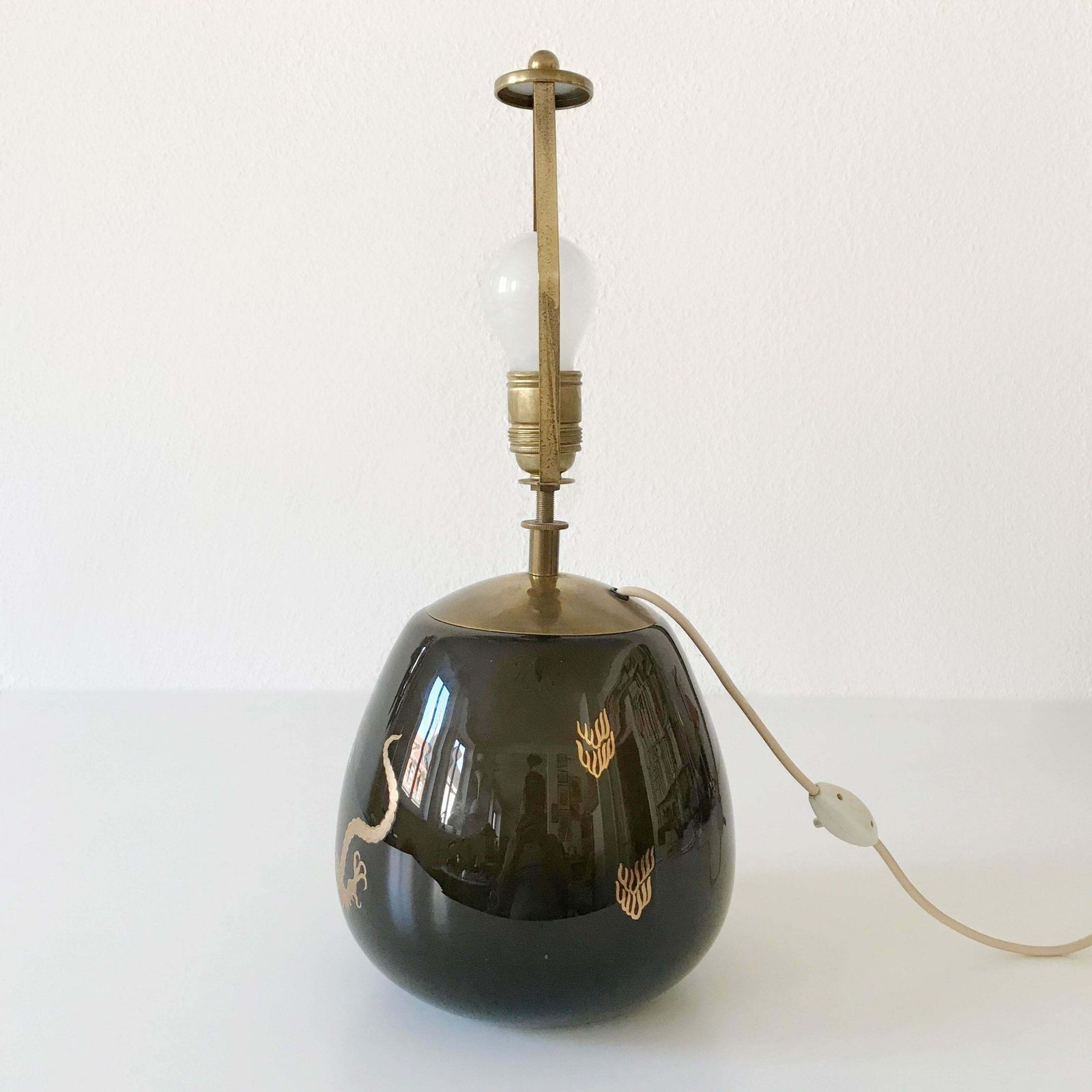 Art Deco Wmf Ikora Table Lamp In The Style Of Paul Haustein School, 1930s photo vintage