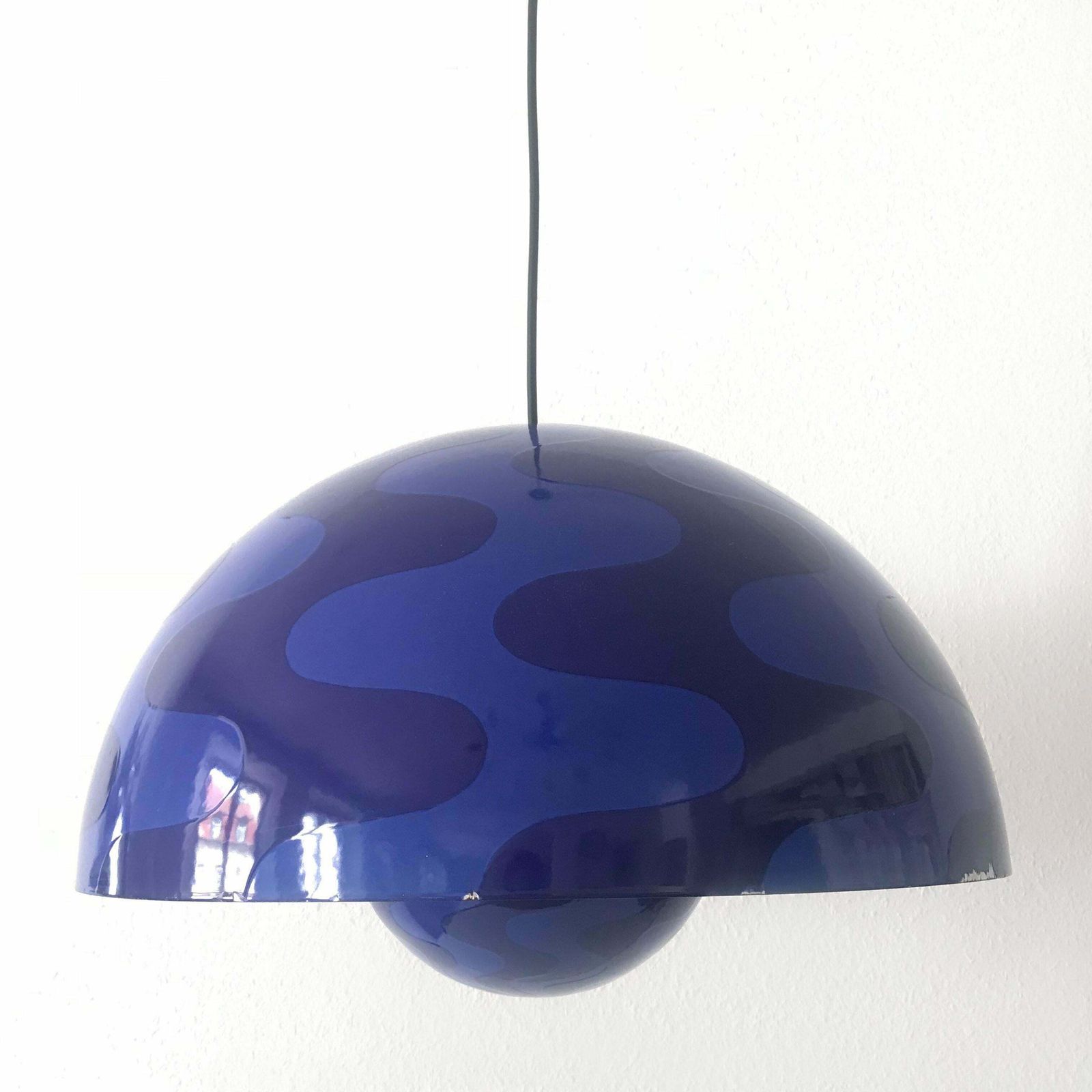 Rare And Large Flower Pot Pendant Lamp By Verner Panton For Louis Poulsen 1971 photo buy