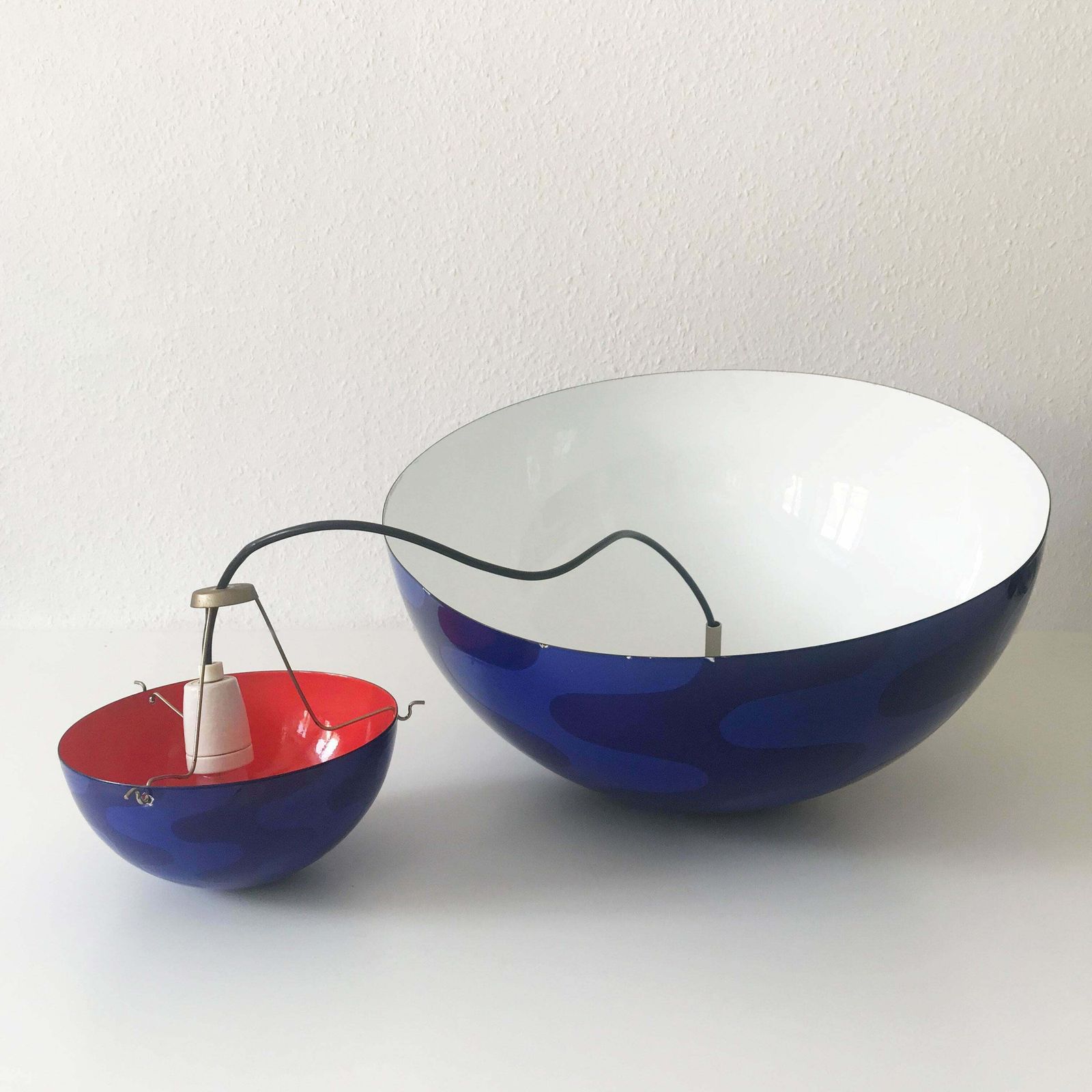6810.0 Rare And Large Flower Pot Pendant Lamp By Verner Panton For Louis Poulsen 1971 photo