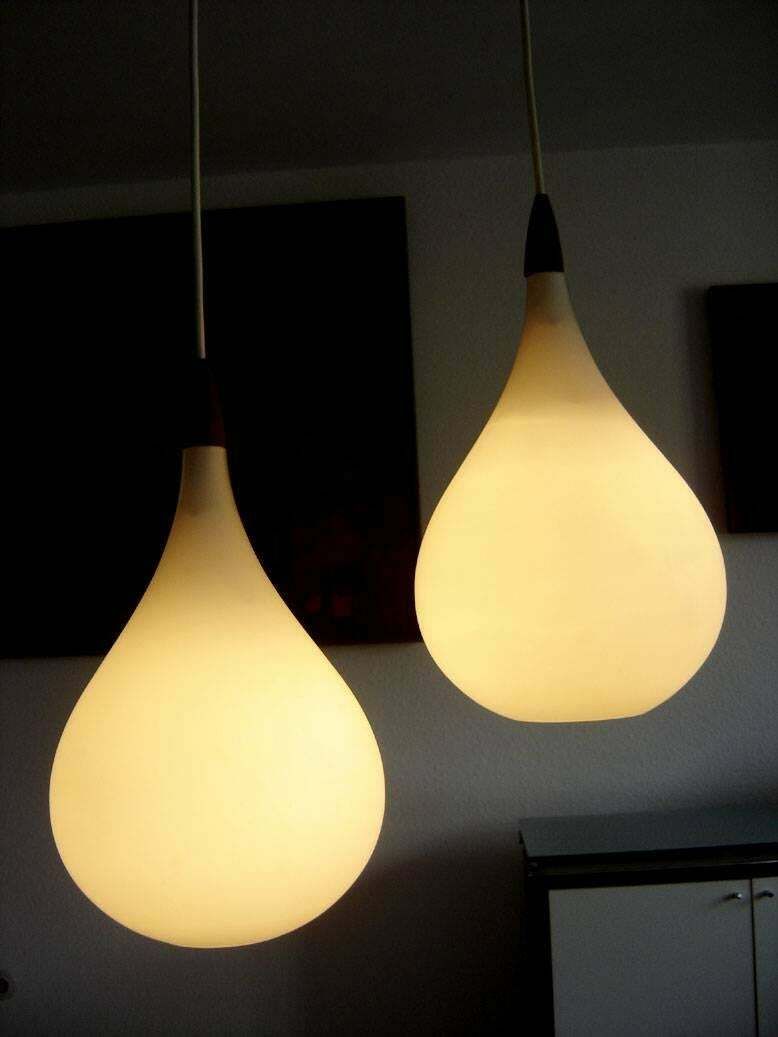 Elegant Pendant Lamp Drop By Uno & östen Kristiansson For Luxus Vittsjö Sweden photo furniture