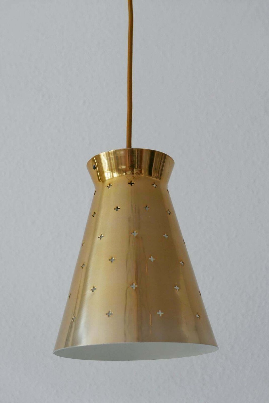 Lovely Mid Century Modern Diabolo Pendant Lamp By Hillebrand, 1950s, Germany photo buy