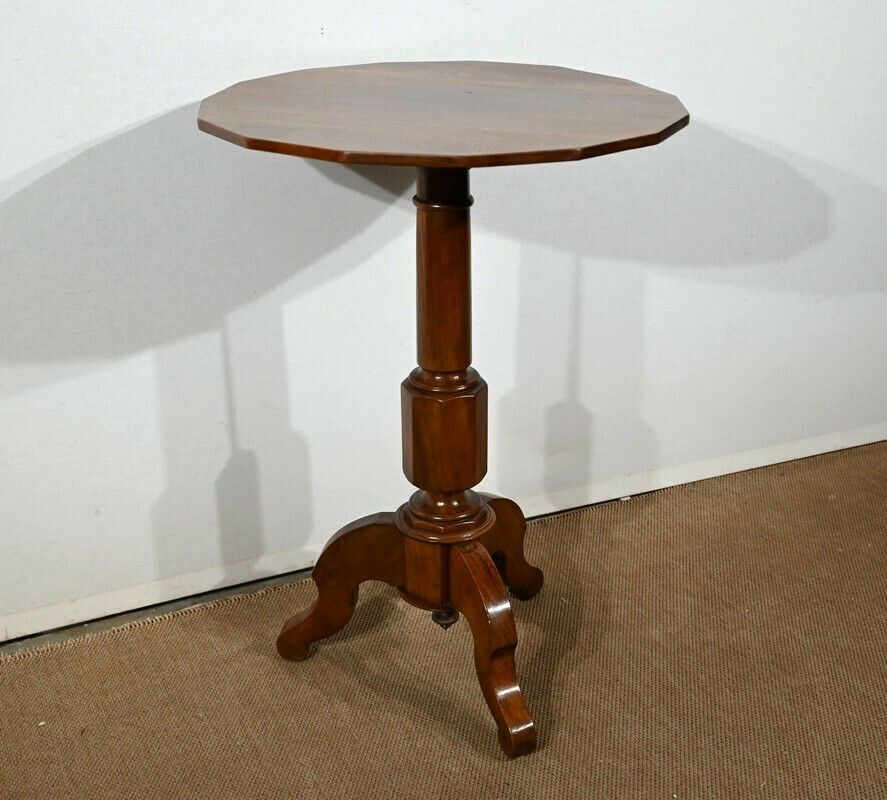 Small Tripod Pedestal Table In Mahogany, Restoration Period   1st Part Of The 19th Century photo furniture
