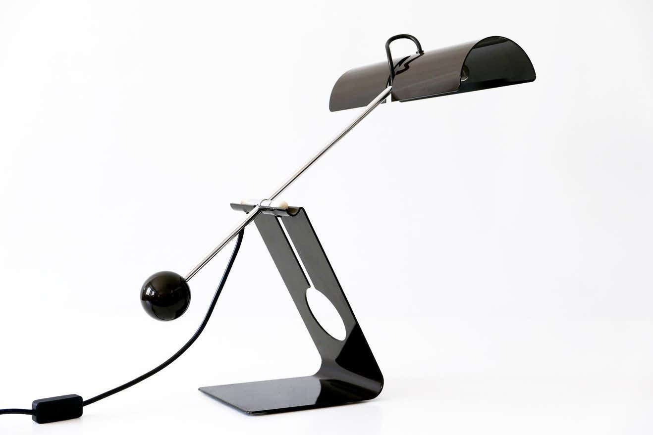 Articulated Table Lamp Picchio By Mauro Martini For Fratelli Martini 1970s Italy photo Lighting