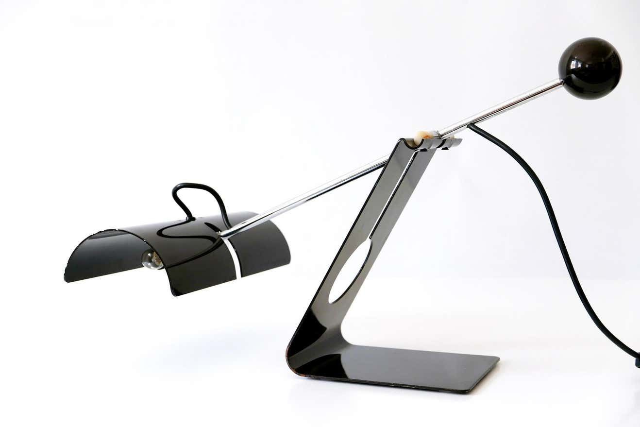 Articulated Table Lamp Picchio By Mauro Martini For Fratelli Martini 1970s Italy photo 1588.0