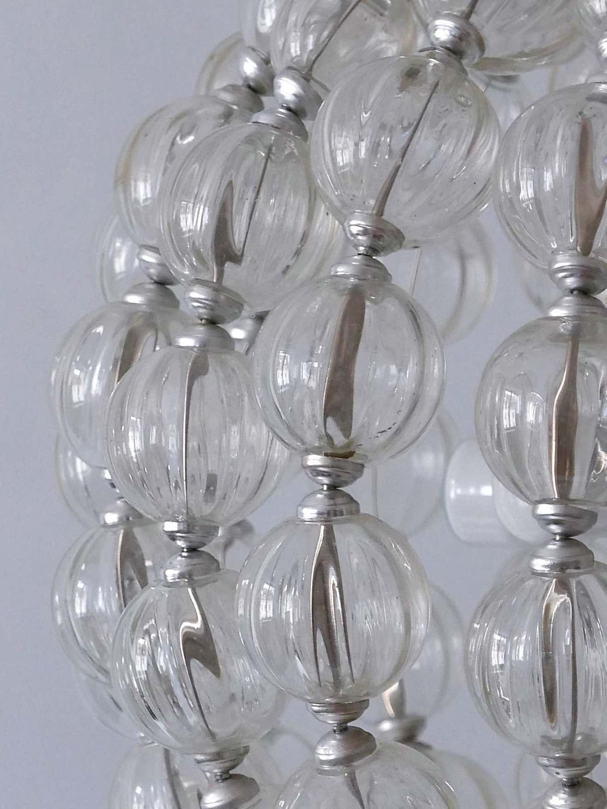 Lighting Huge Mid Century Modern 13 Flamed Glass Sputnik Chandelier Or Pendant Lamp 1960s photo