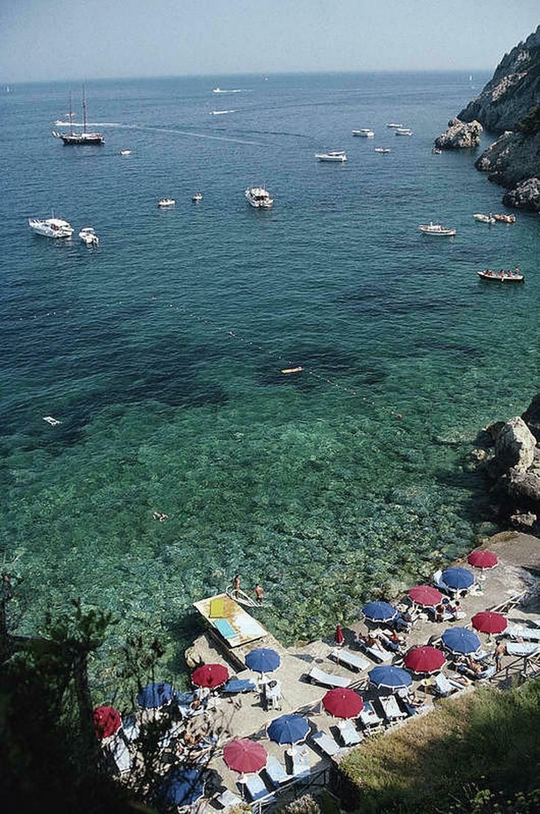 View From Il Pellicano By Slim Aarons   Limited Edition Estate Stamped C Type Print