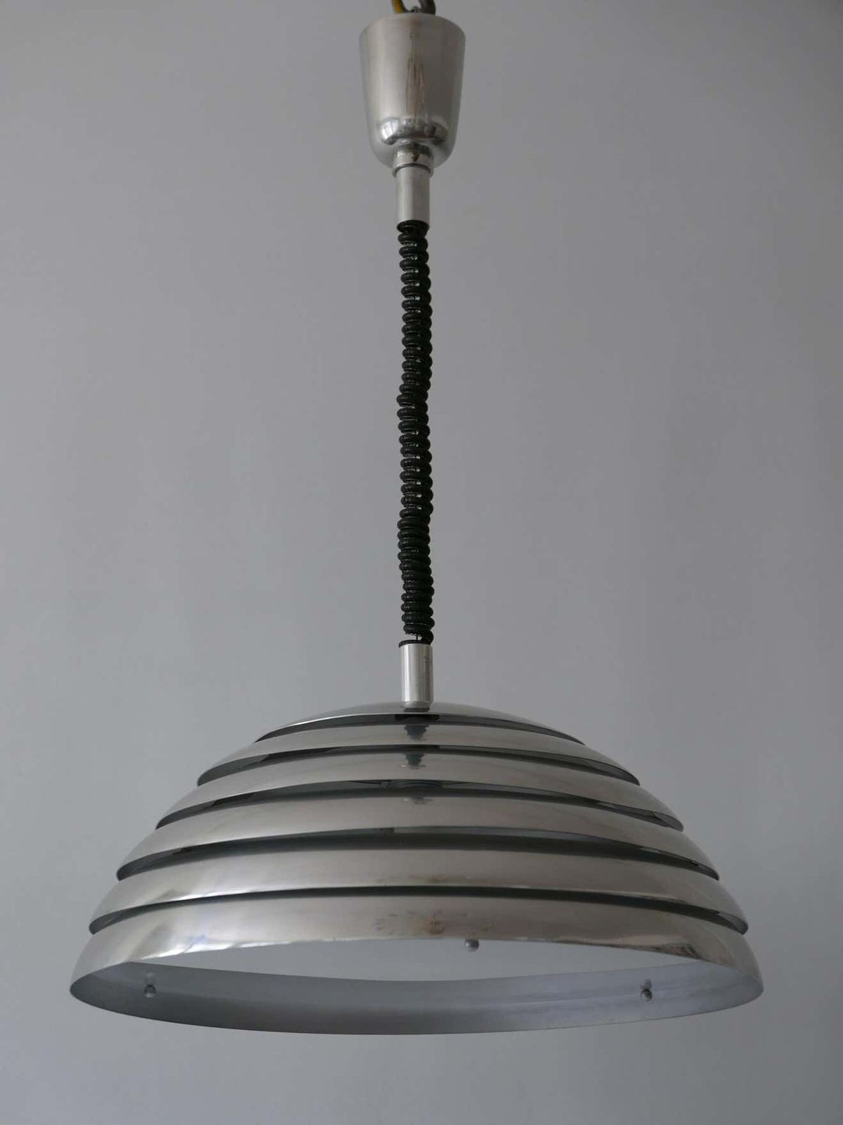 2541.0 Large Mid Century Modern Pendant Lamp By Vereinigte Werkstätten München, 1960s photo