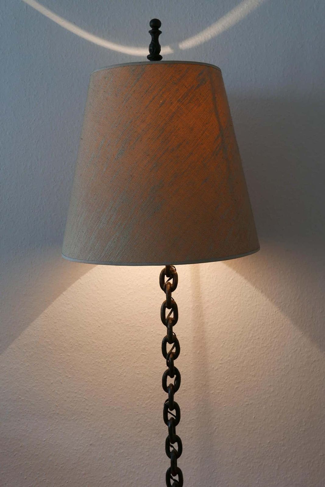 Mid Century Modern Franz West Style Wrought Iron Chain Floor Lamp 1960s, Germany photo buy