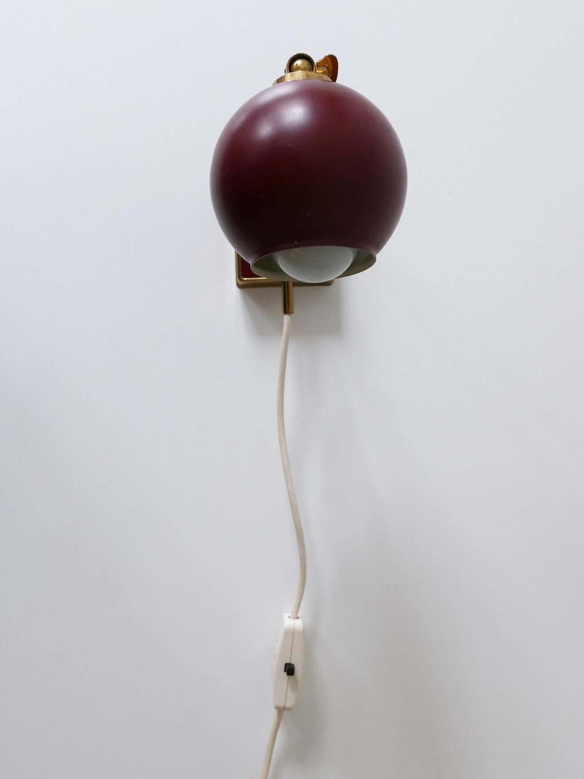 Lovely Mid Century Modern Sconce ''Poppy Capsule'' By Paul Neuhaus Germany 1950s photo 590.0