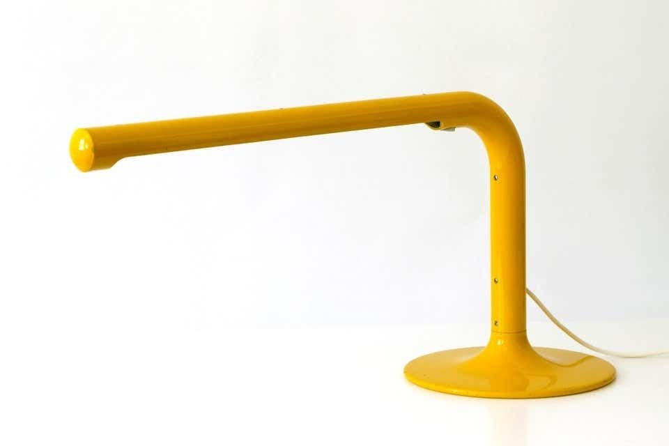 Large & Elegant Tube Table Lamp By Anders Pehrson For Ateljé Lyktan, 1960s photo for sale