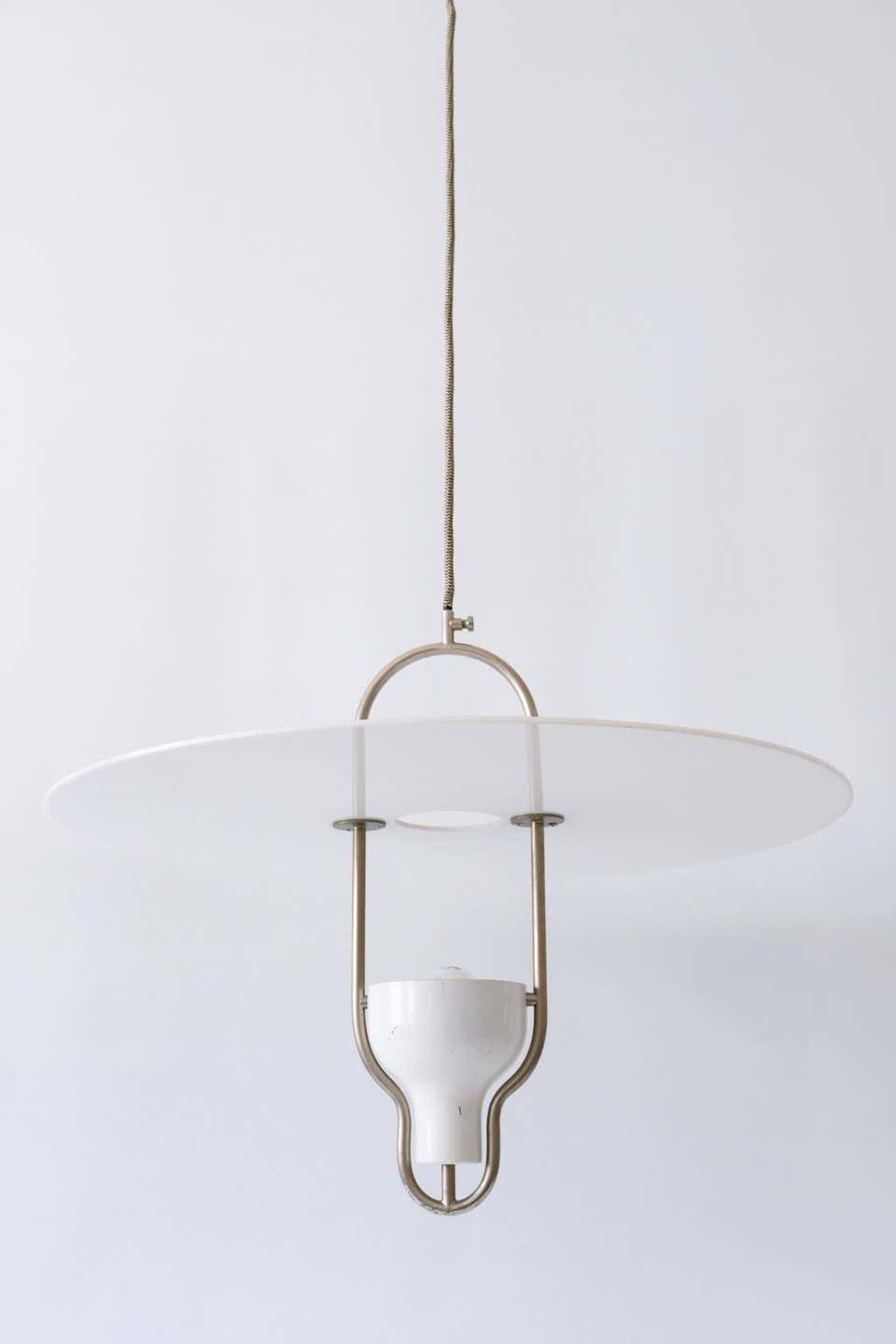 photo buy Exceptional Mid Century Modern Ufo Pendant Lamp, Italy, 1960s