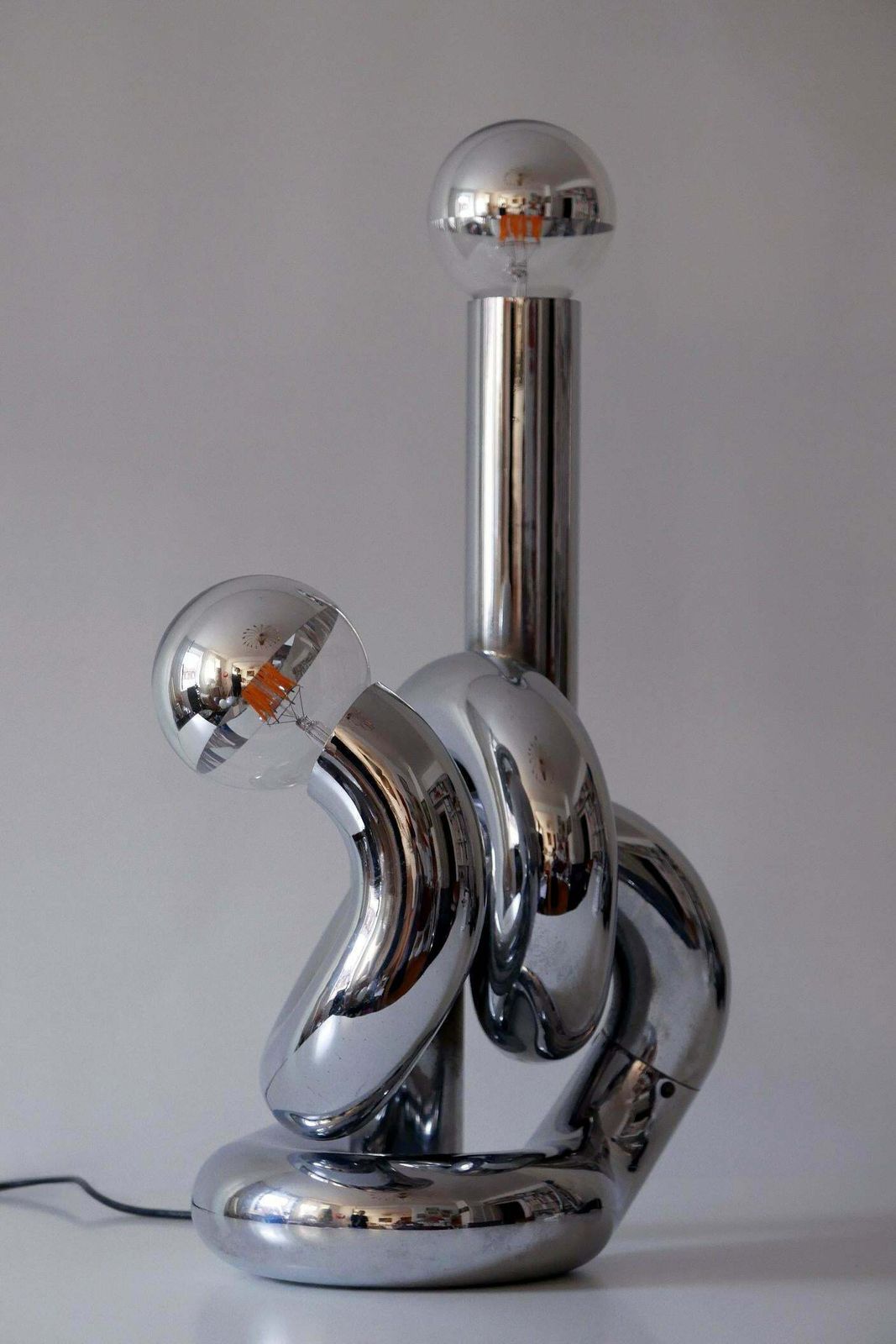 Sculptural Table Lamp Or Floor Light Bruco By Giovanni Banci 1960s Italy photo vinterior