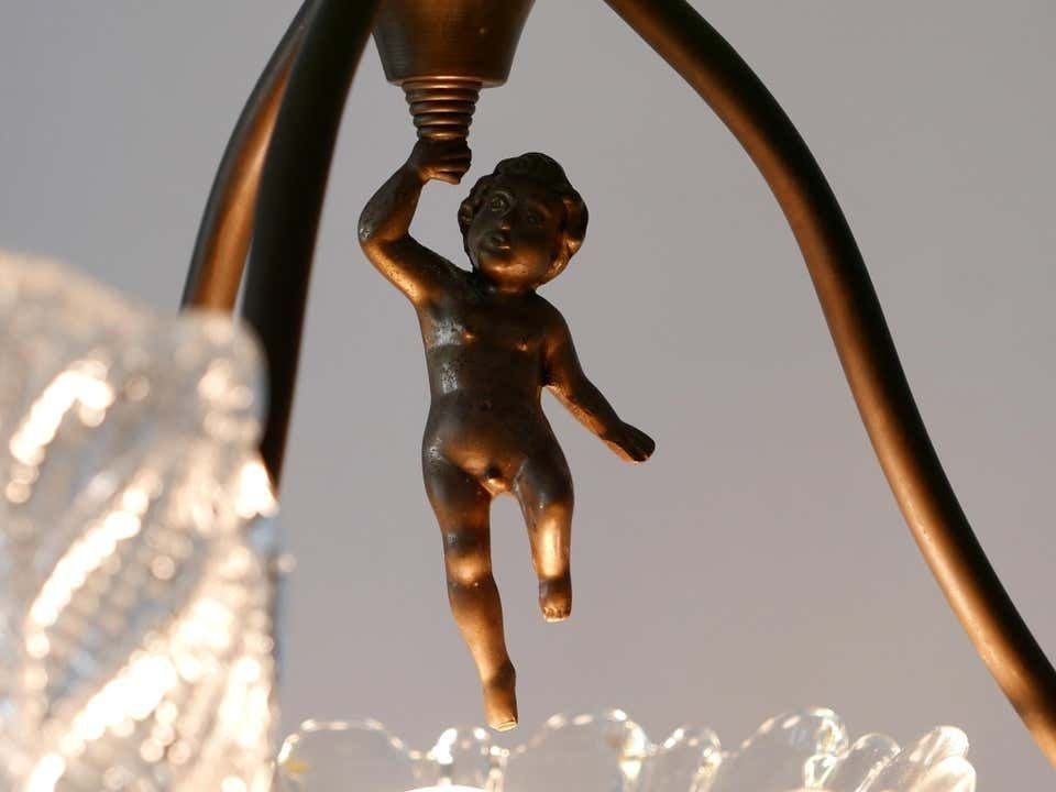 photo vinterior Rare Mid Century Modern Chandelier Or Pendant Lamp ''Putti'' By Barovier & Toso