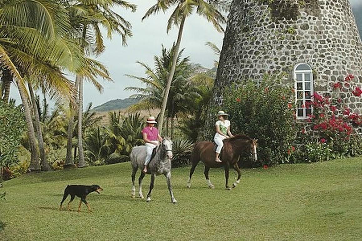 Saint Kitts And Nevis By Slim Aarons, Limited Edition Estate Stamped C Type photo for sale