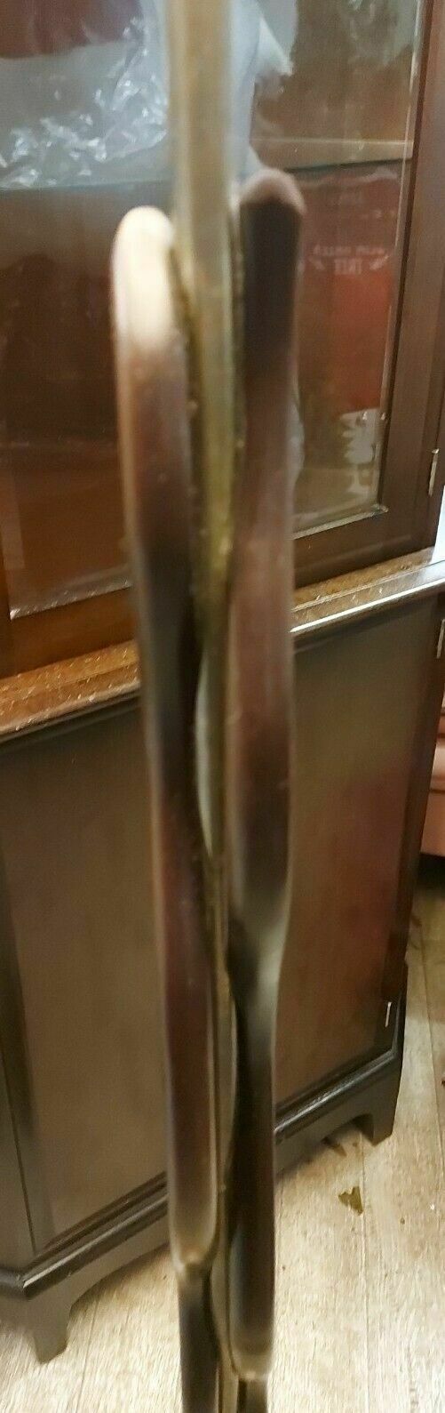 photo furniture Vintage/Retro/Mid Century Vintage Teak And Brass Standard Floor Lamp With Shade