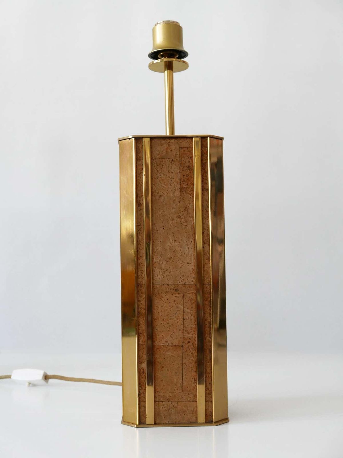 photo buy Set Of Two Monumental Mid Century Table Lamps By Vereinigte Werkstätten Germany