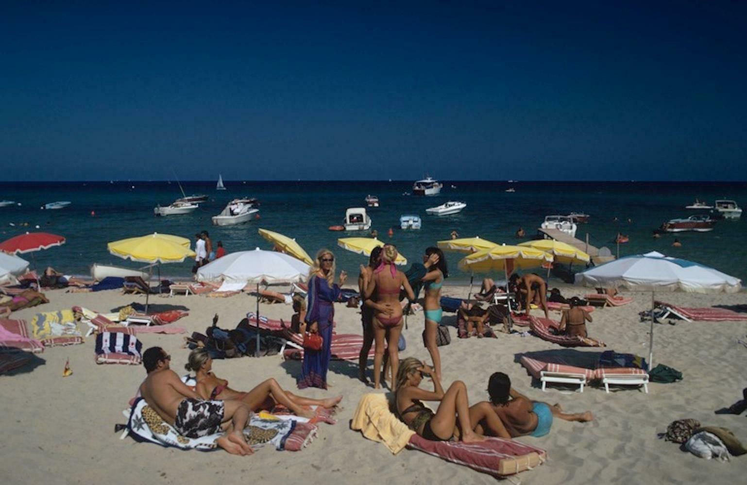 Saint Tropez Beach By Slim Aarons