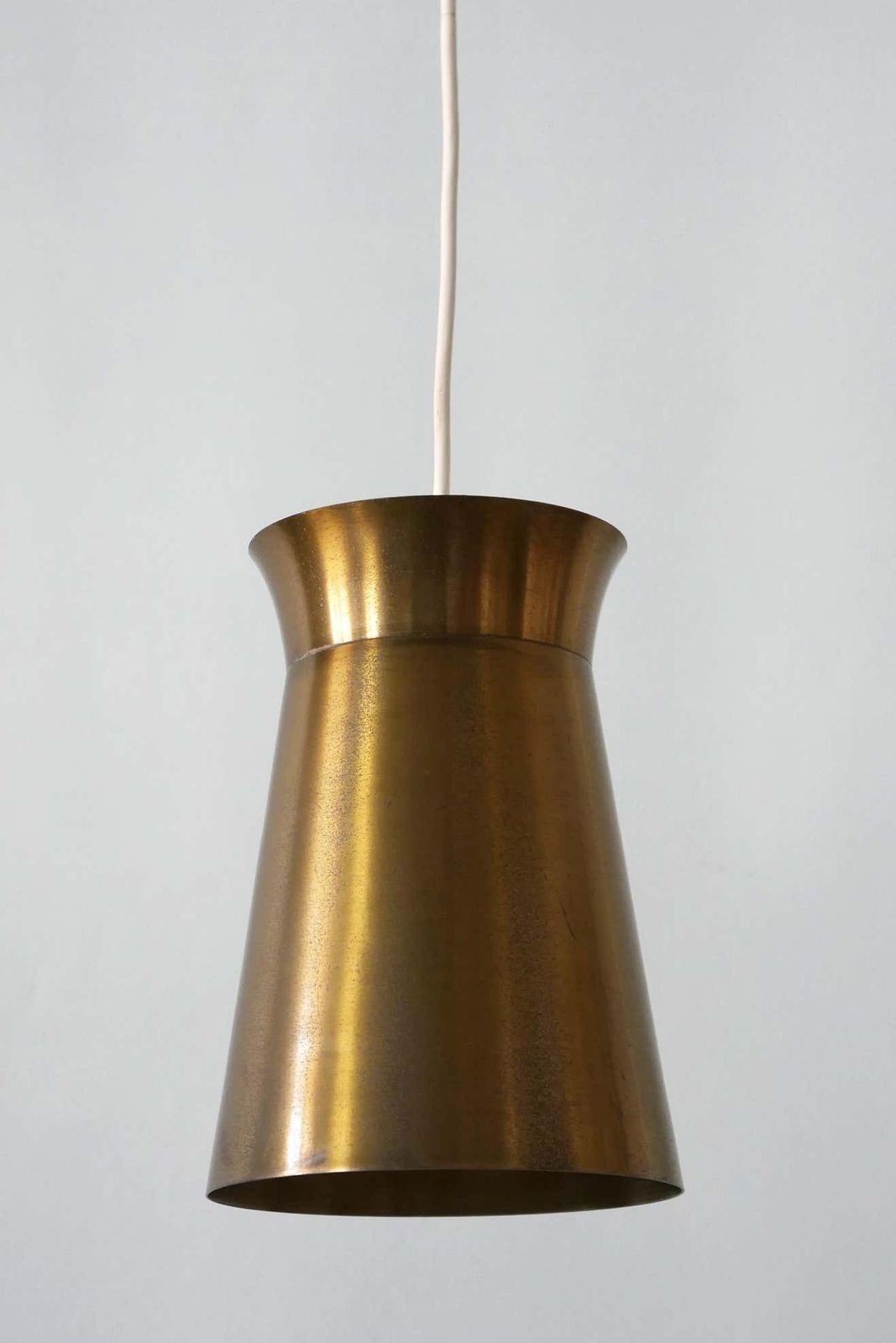 Elegant Mid Century Modern Brass Pendant Lamps Or Hanging Lights, 1950s, Germany photo 1134.0