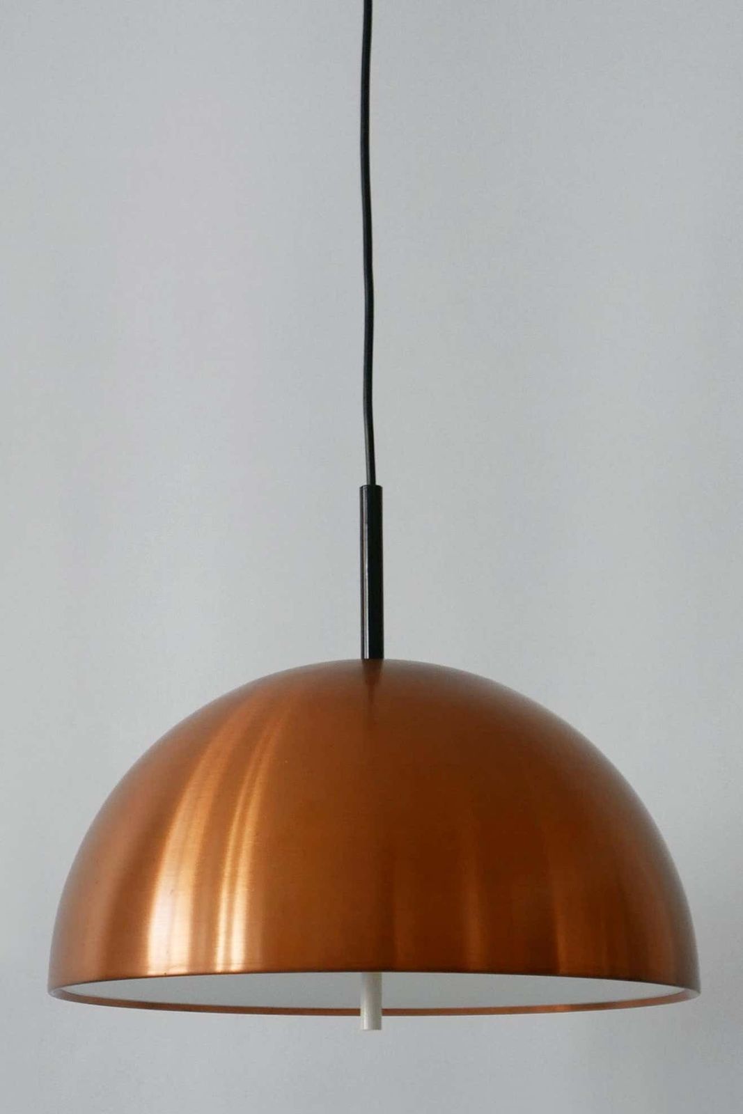 Elegant Mid Century Modern Copper Pendant Lamp By Staff & Schwarz 1960s, Germany photo furniture