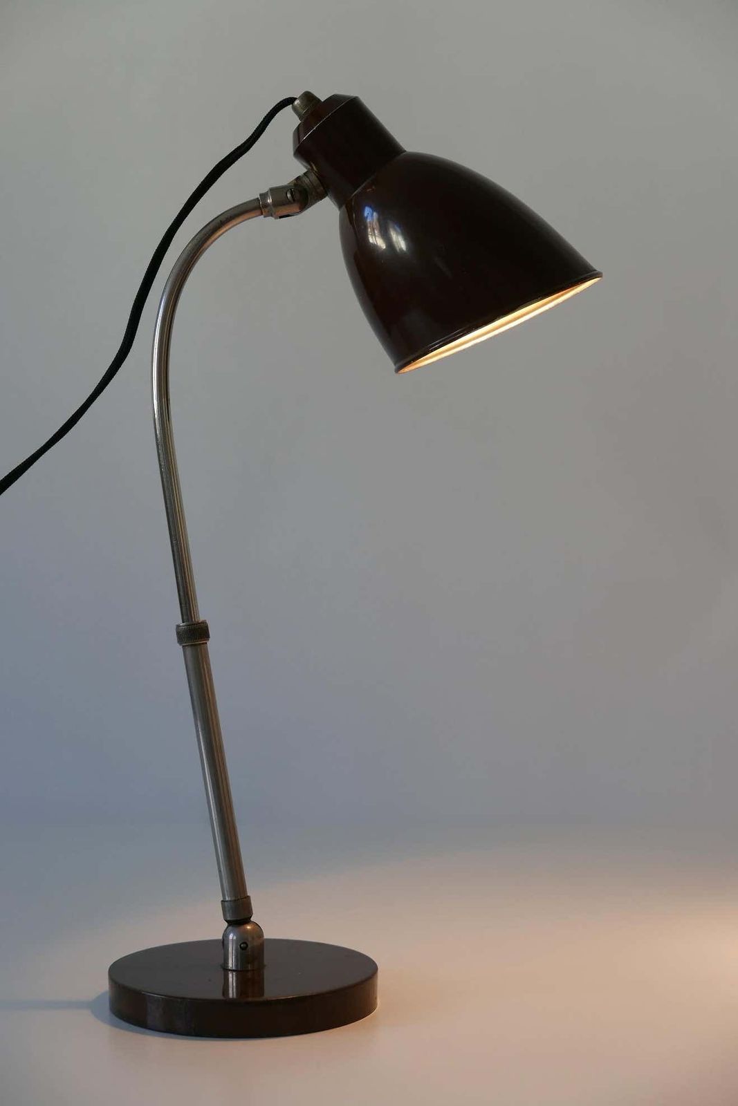 Rare Bauhaus Table Lamp ''Piccolo'' By Christian Dell For Bünte & Remmler, 1930s photo furniture
