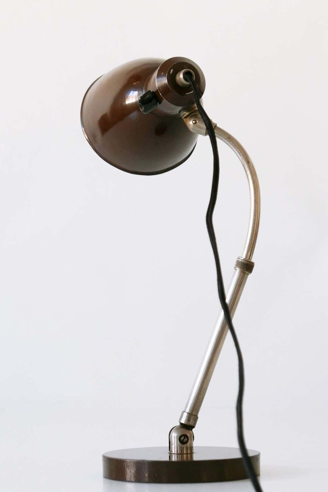 photo vinterior Rare Bauhaus Table Lamp ''Piccolo'' By Christian Dell For Bünte & Remmler, 1930s