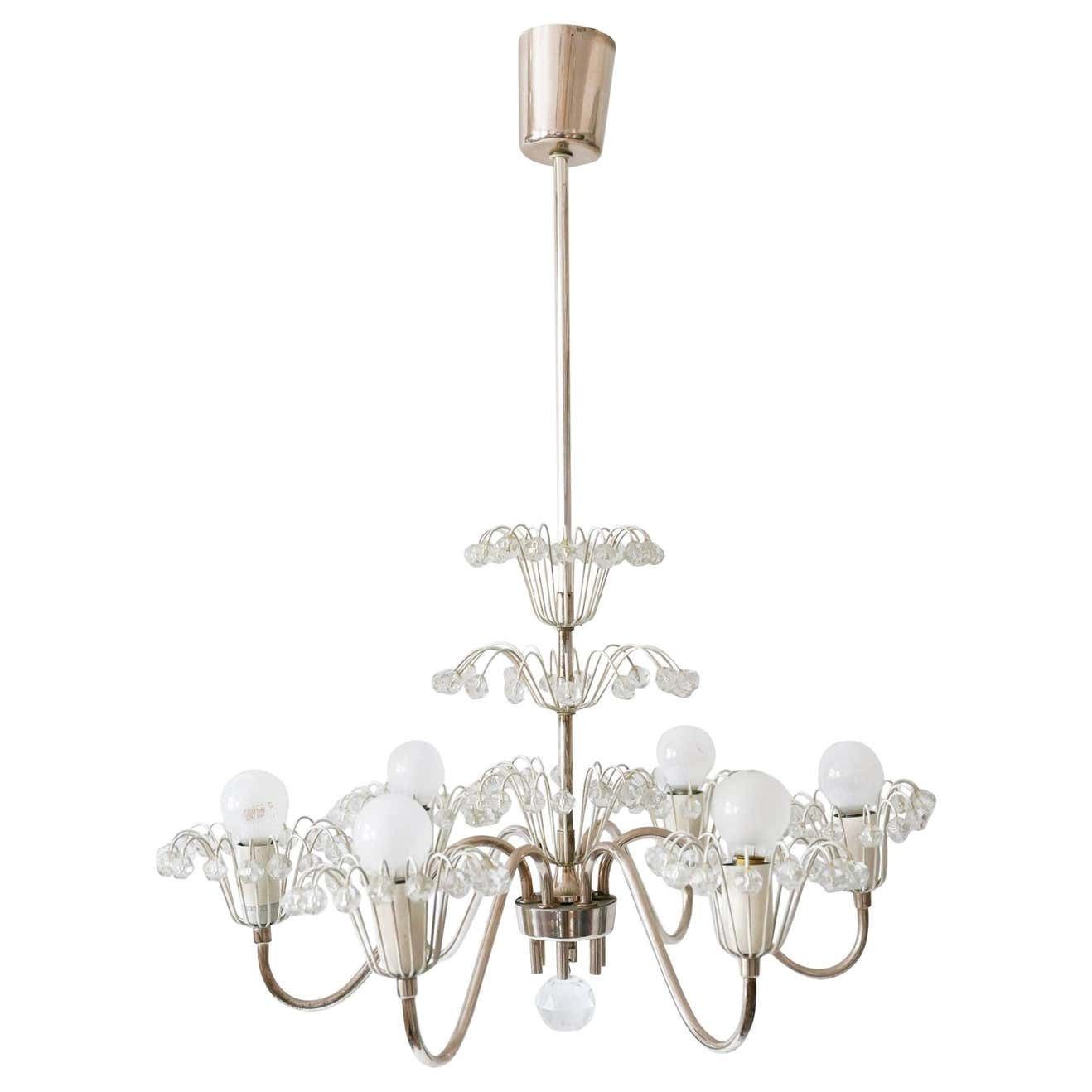 Midcentury Chandelier Or Pendant Lamp By Emil Stejnar For Rupert Nikoll, 1950s