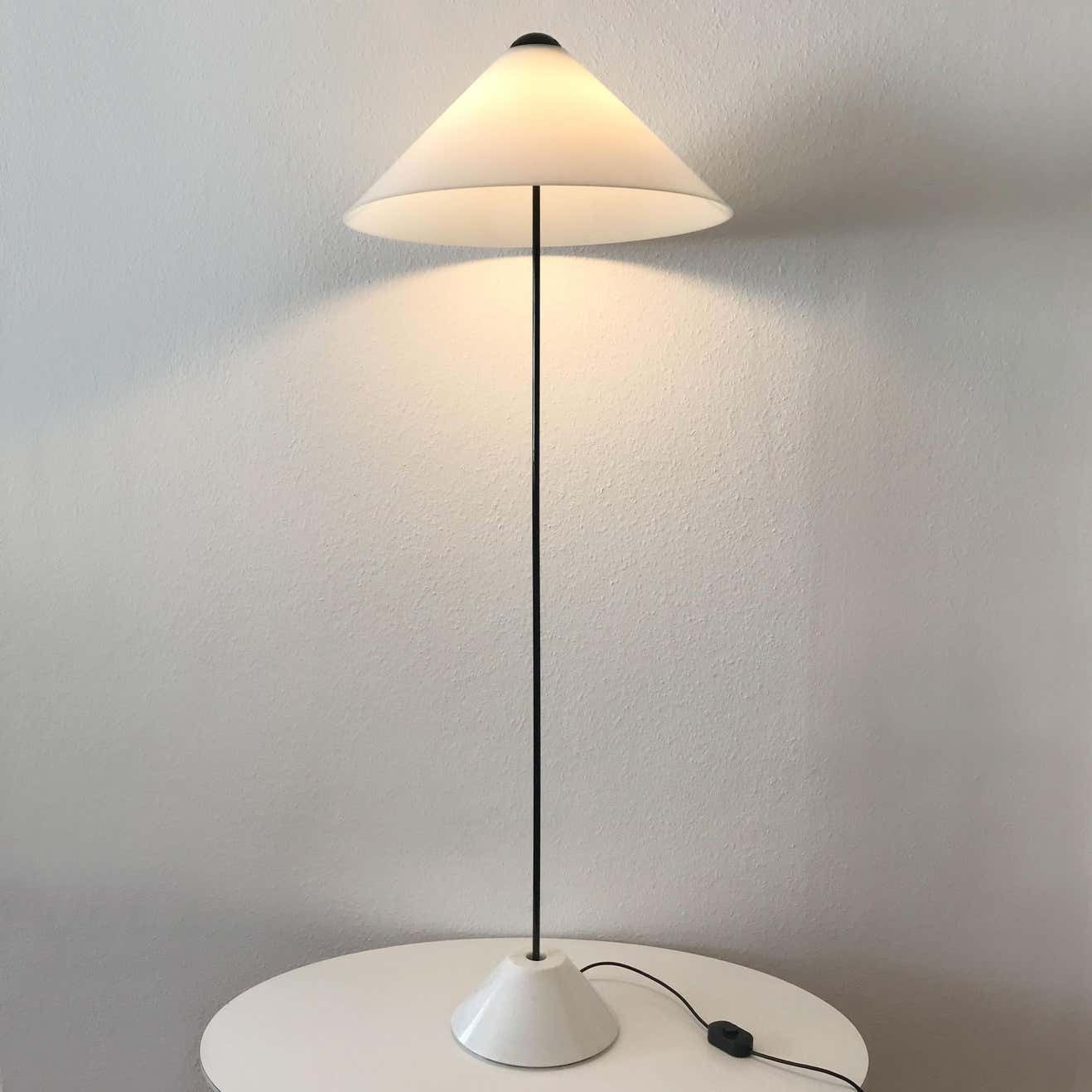 Rare Floor Lamp Snow By Vico Magistretti For O Luce, Italy, 1970s photo Lighting