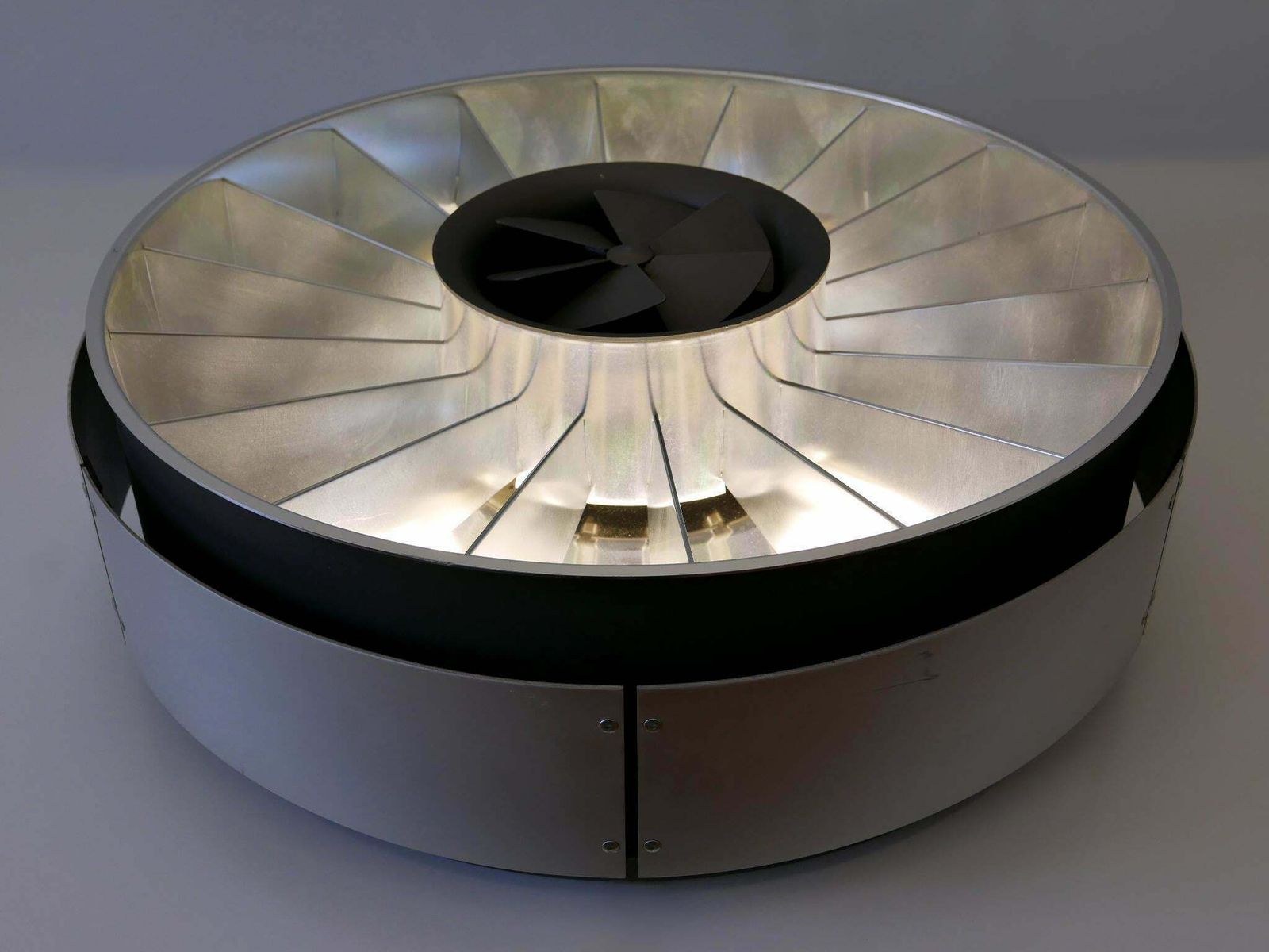 photo furniture Rare And Large Ceiling Fixtures Or Sconces By Richard Rogers 1985 Great Britain