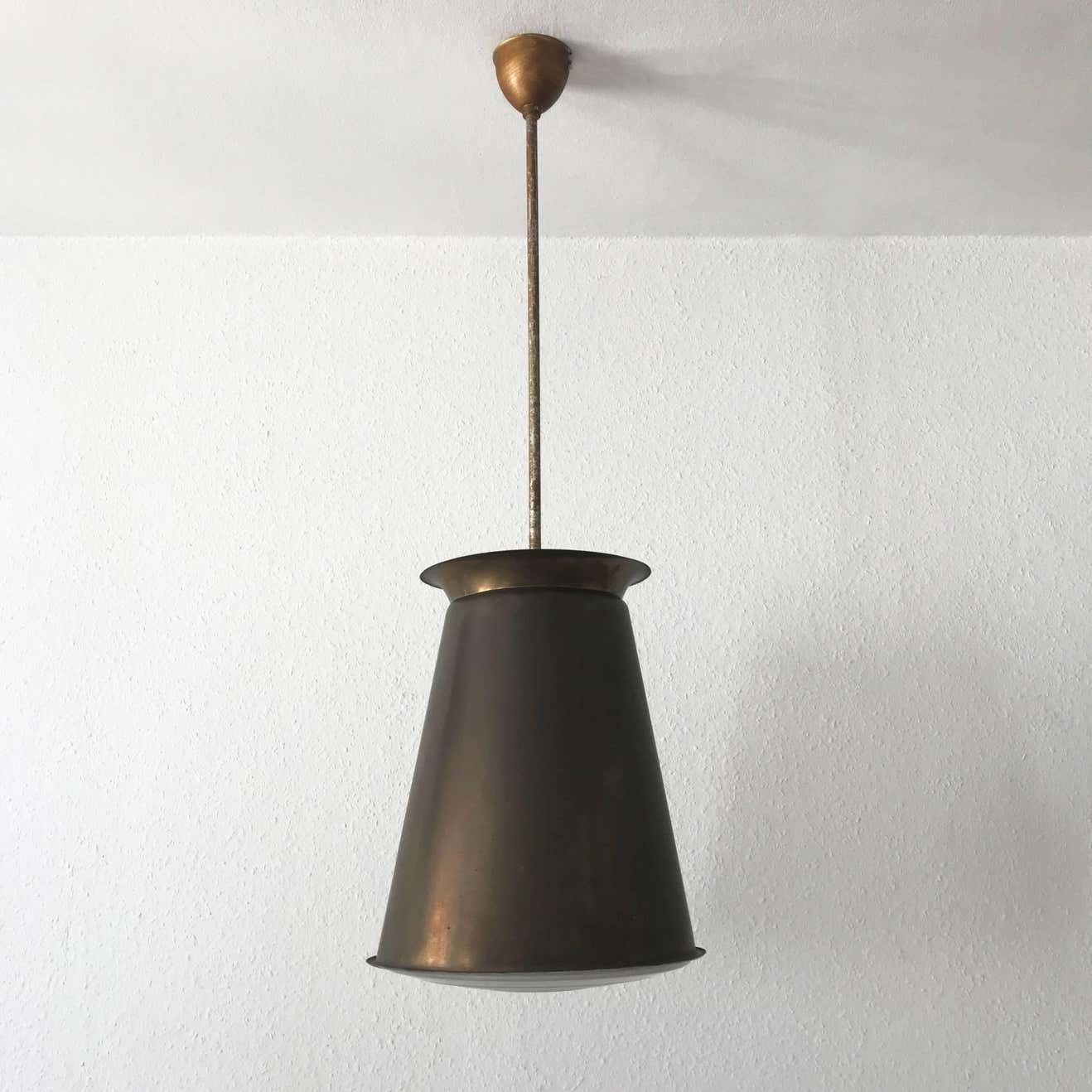 Exceptional Bauhaus Pendant Lamp By Adolf Meyer For Zeiss Ikon, 1930s, Germany photo furniture
