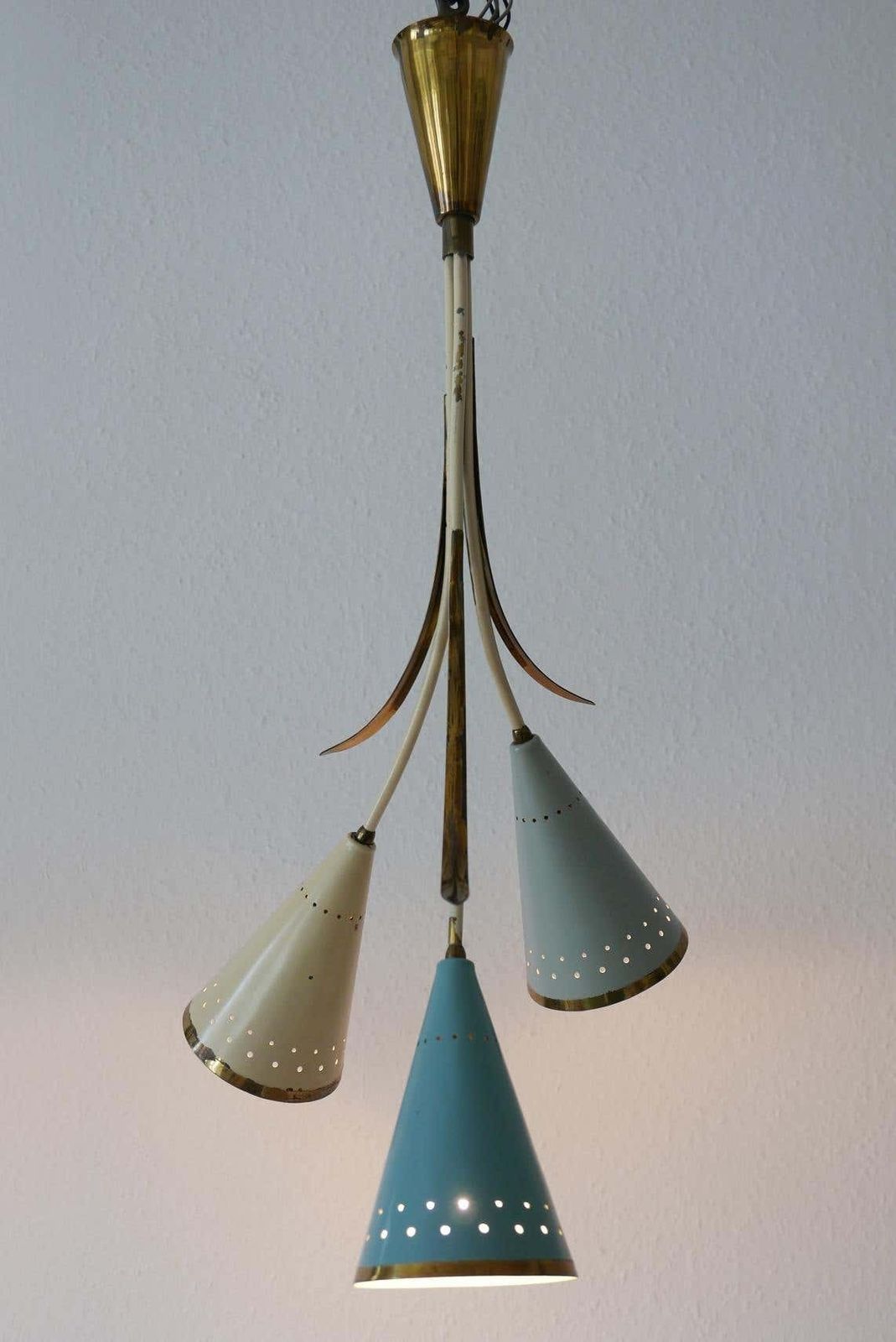 Lovely Mid Century Modern Sputnik Chandelier Or Pendant Lamp, 1950s, Germany photo Lighting