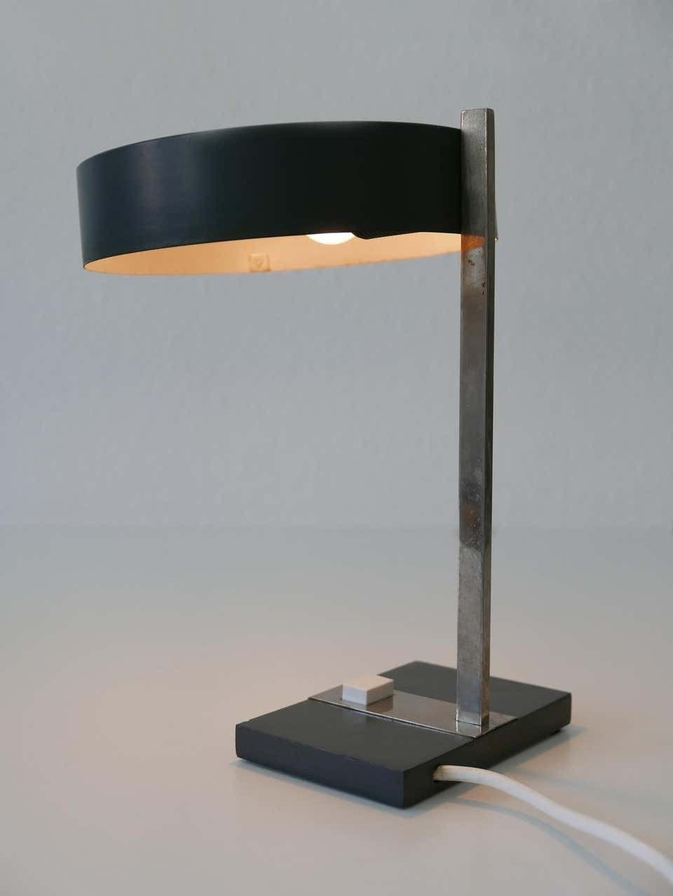 Elegant Mid Century Modern Table Lamp Or Desk Light By Hillebrand, 1960s Germany photo buy