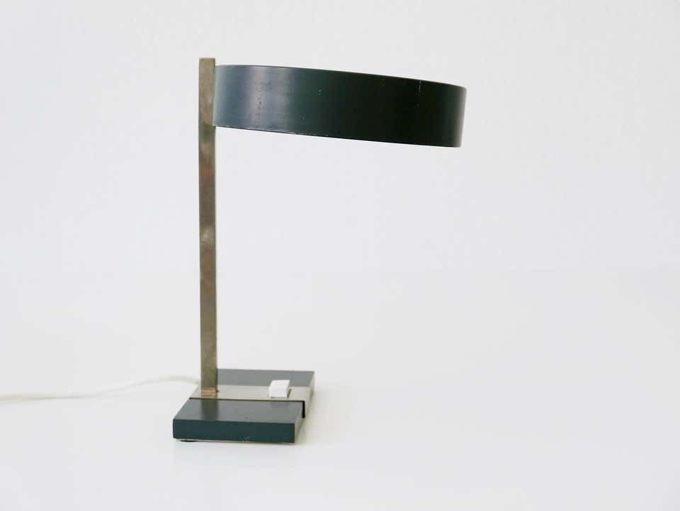 Elegant Mid Century Modern Table Lamp Or Desk Light By Hillebrand, 1960s Germany photo vintage