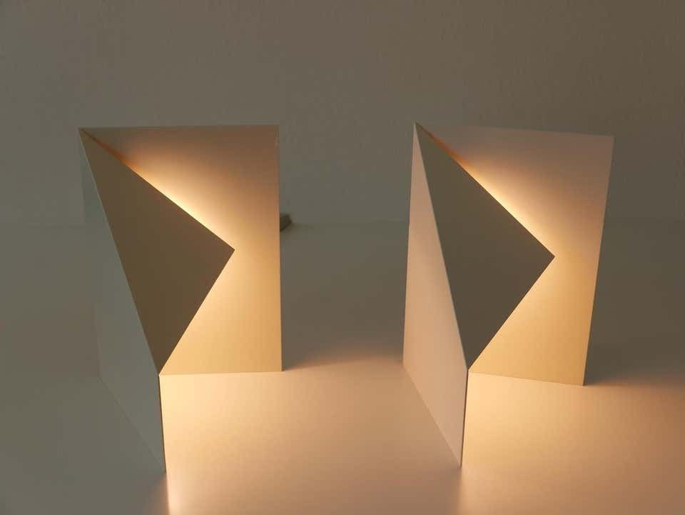 photo for sale Pair Of Elegant Side Table Lamps A 4 By Torben Holmbäck For B. J. Metal Denmark