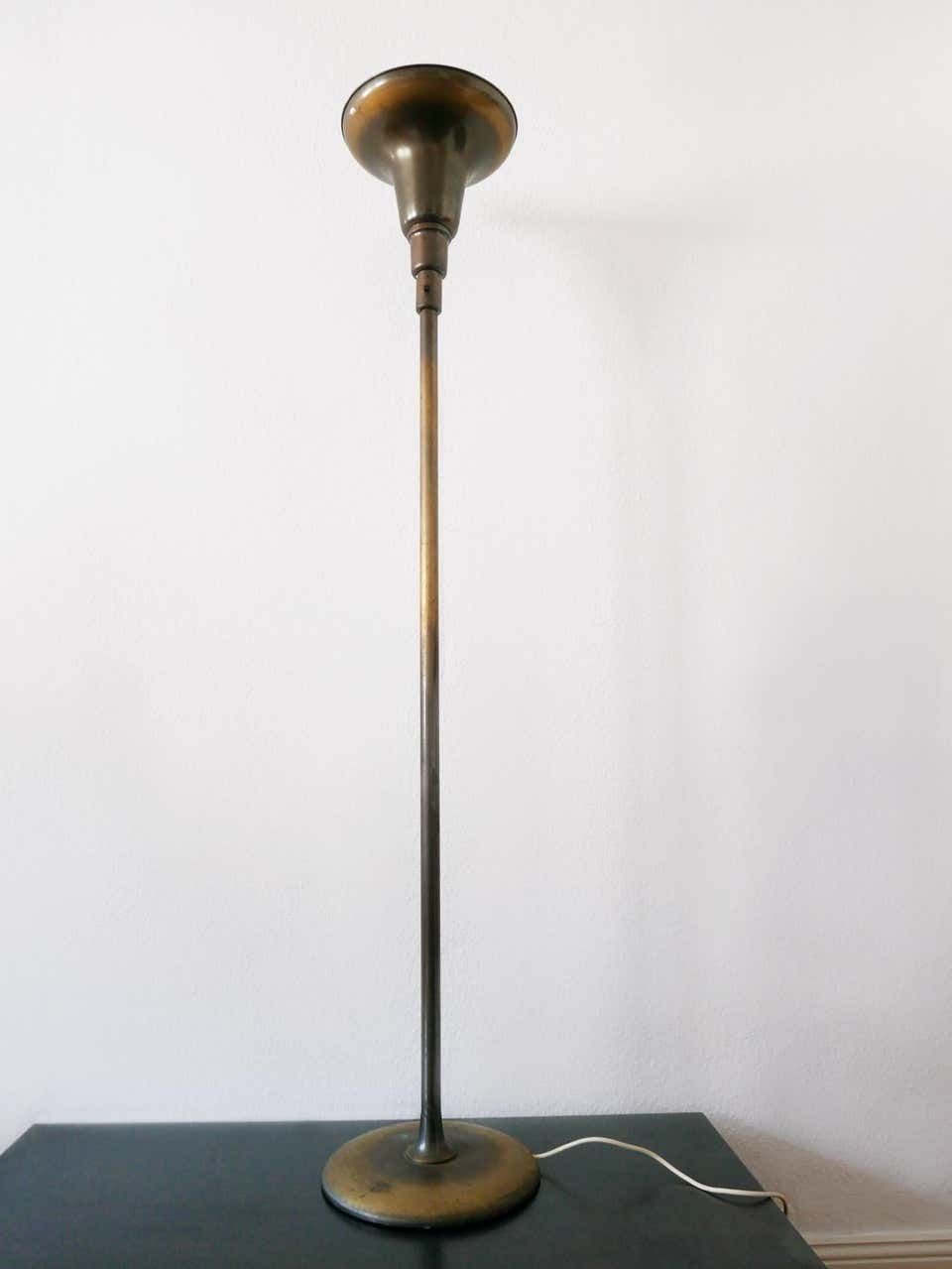 Art Deco Uplighter Floor Lamp Model Luminator By Kaiser & Co., 1930s, Germany photo vinterior