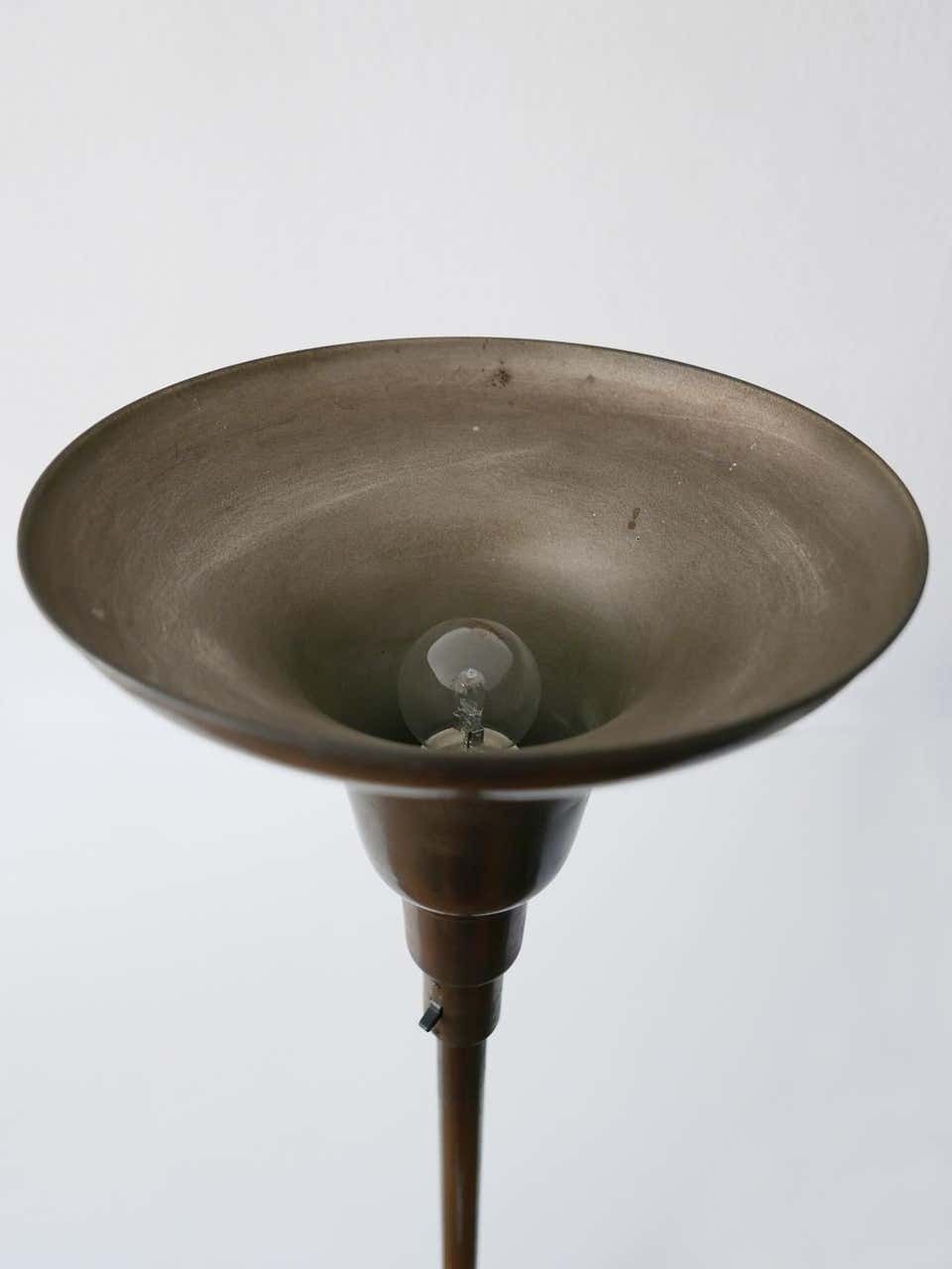 3403.0 Art Deco Uplighter Floor Lamp Model Luminator By Kaiser & Co., 1930s, Germany photo